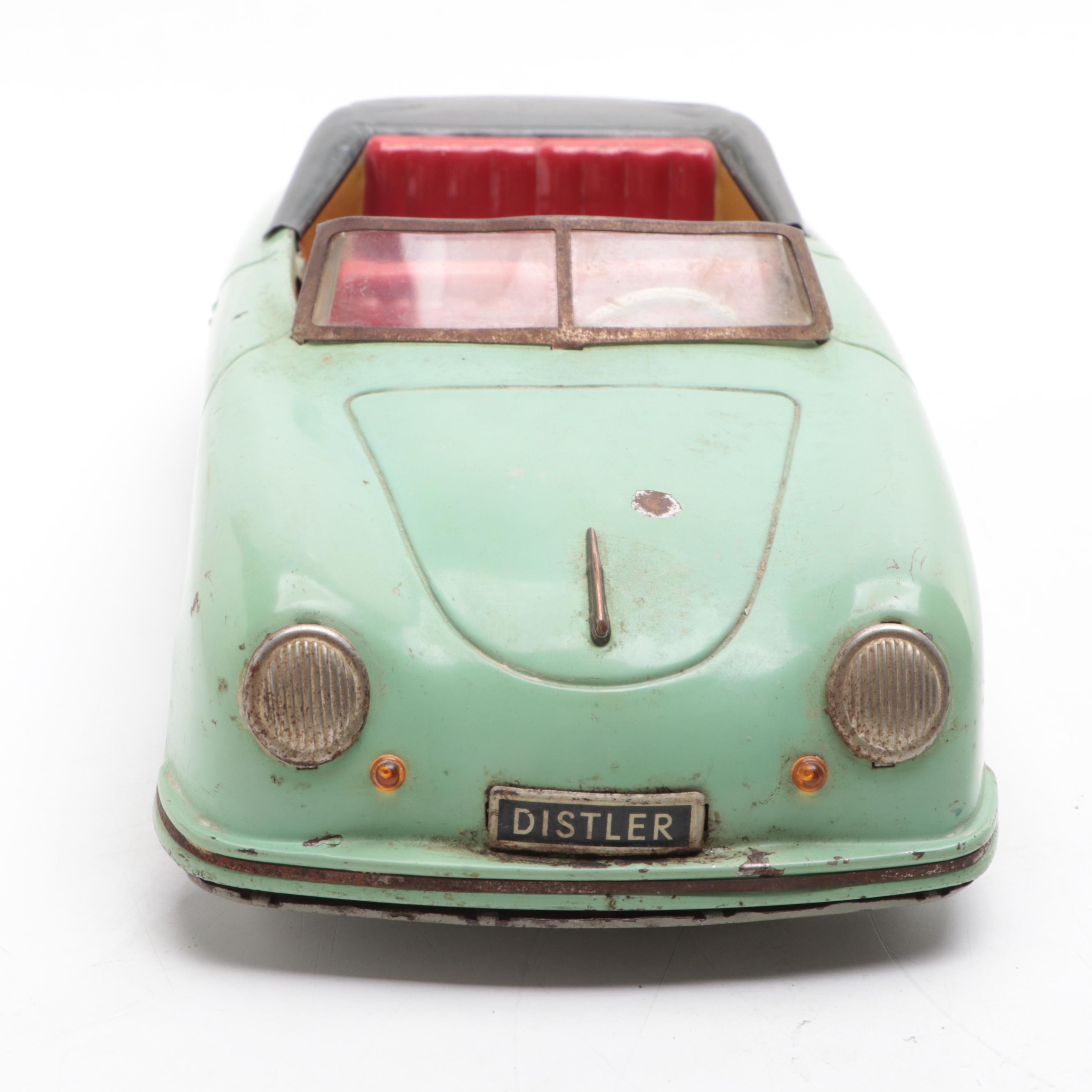 Distler Porsche 356 Electromatic 7500 Toy Car, Mid-20th Century