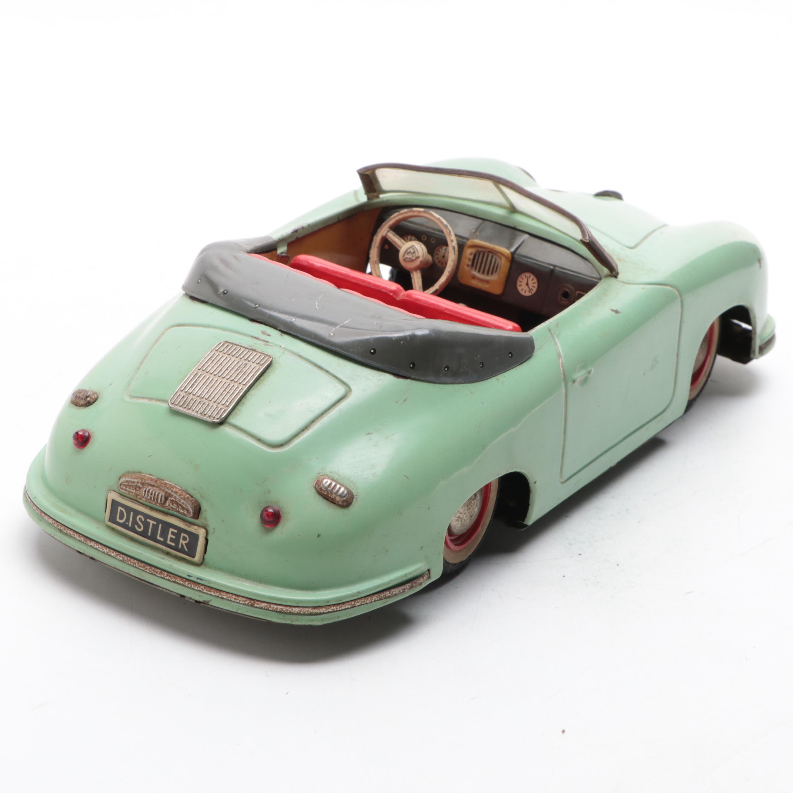 Distler Porsche 356 Electromatic 7500 Toy Car, Mid-20th Century