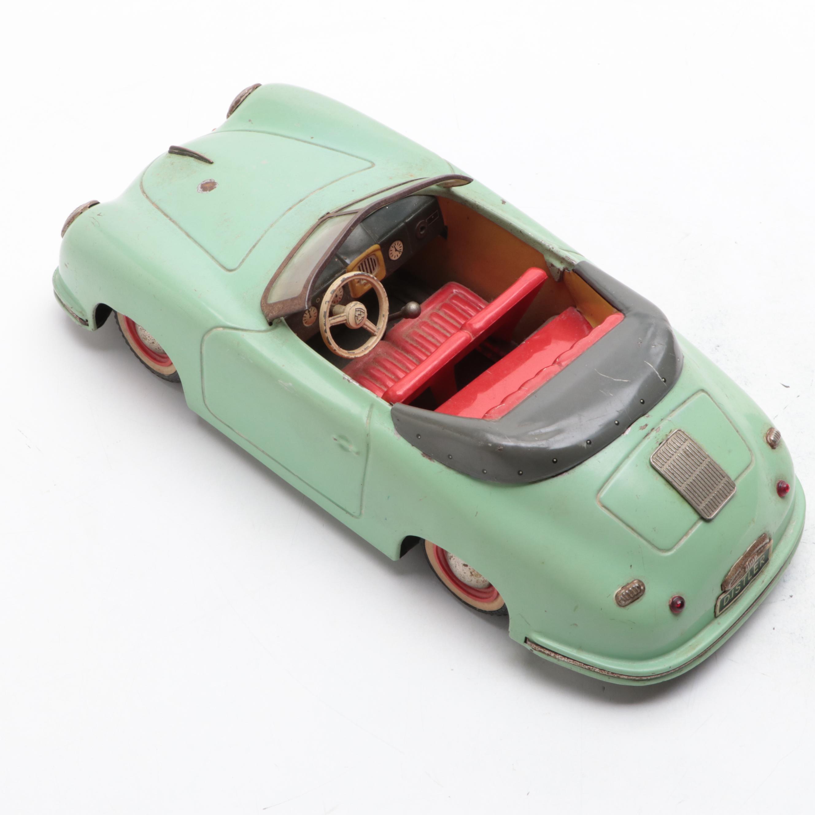 Distler Porsche 356 Electromatic 7500 Toy Car, Mid-20th Century