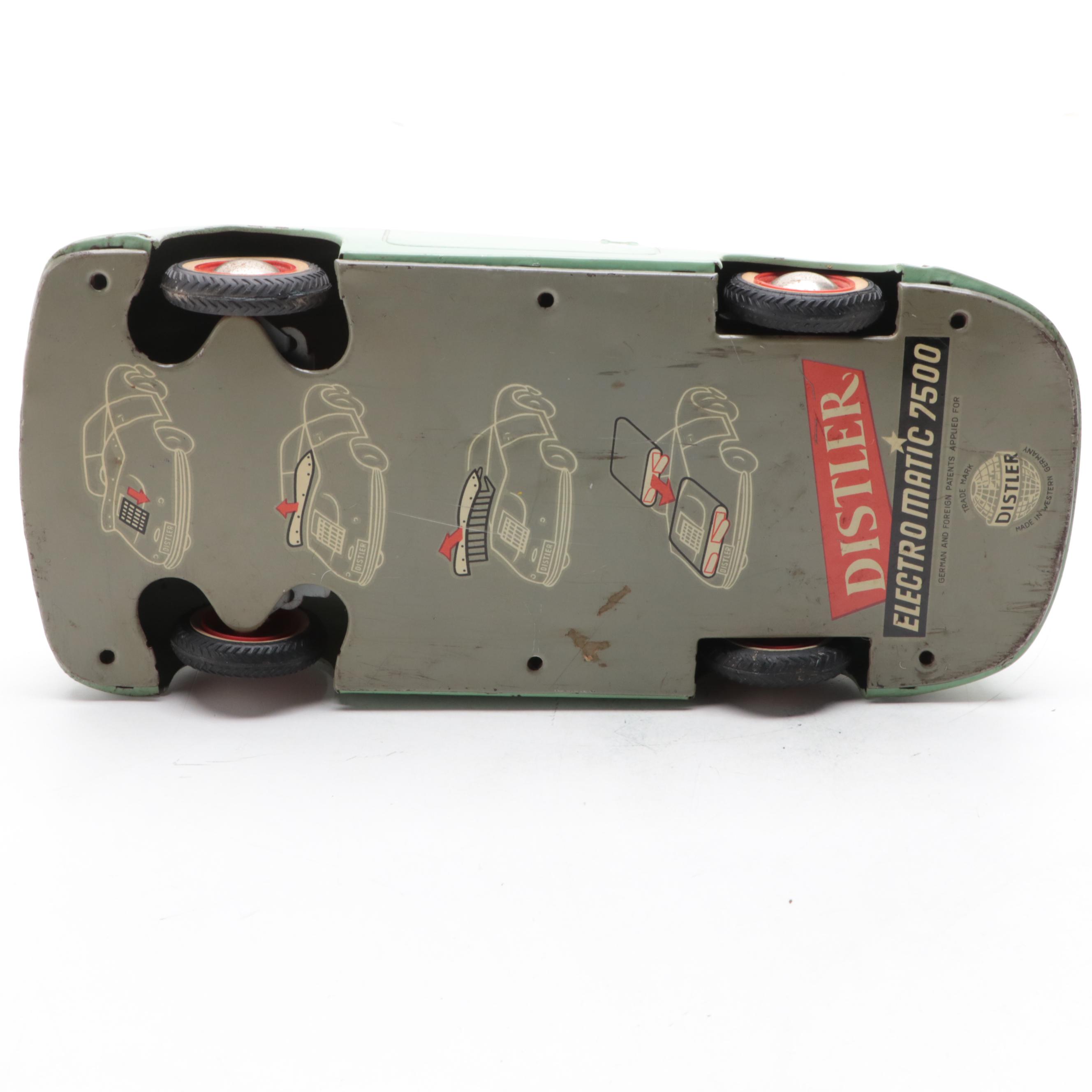 Distler Porsche 356 Electromatic 7500 Toy Car, Mid-20th Century