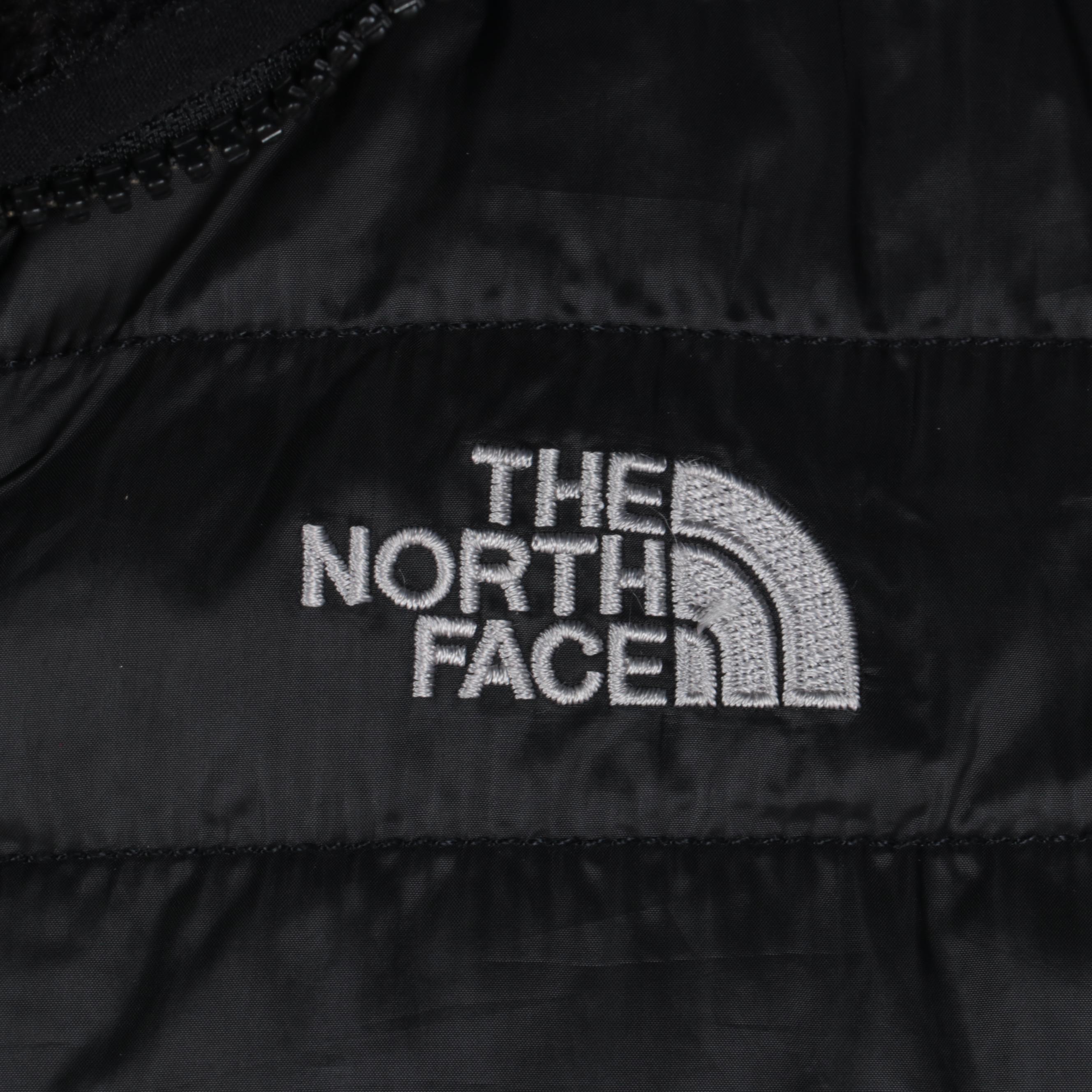 Girl's The North Face Reversible Puffer Jacket with Faux Shearling Lining