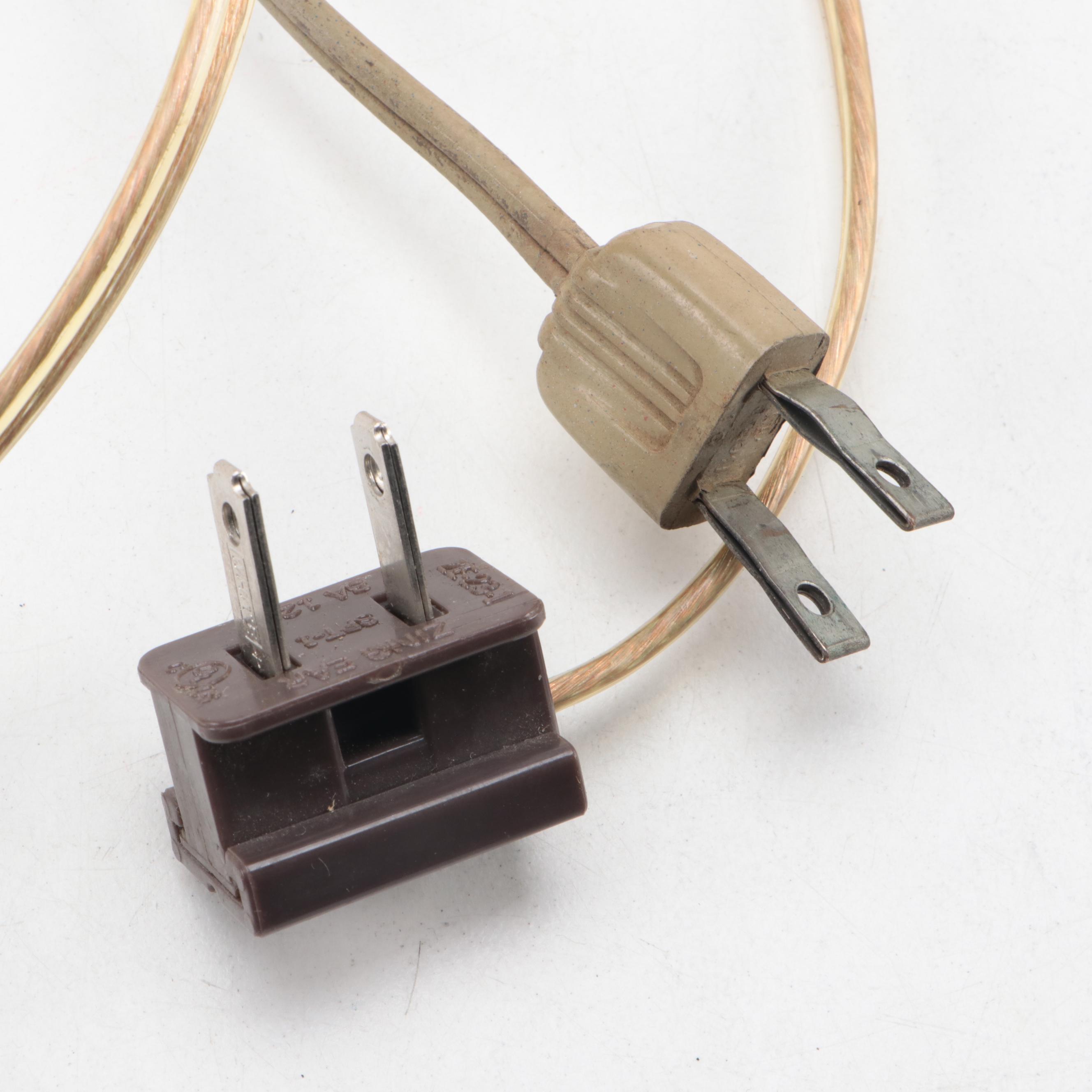 Art Deco Torpedo Boudoir Lamp With Gacor Handi-Lamp Desk Lamp