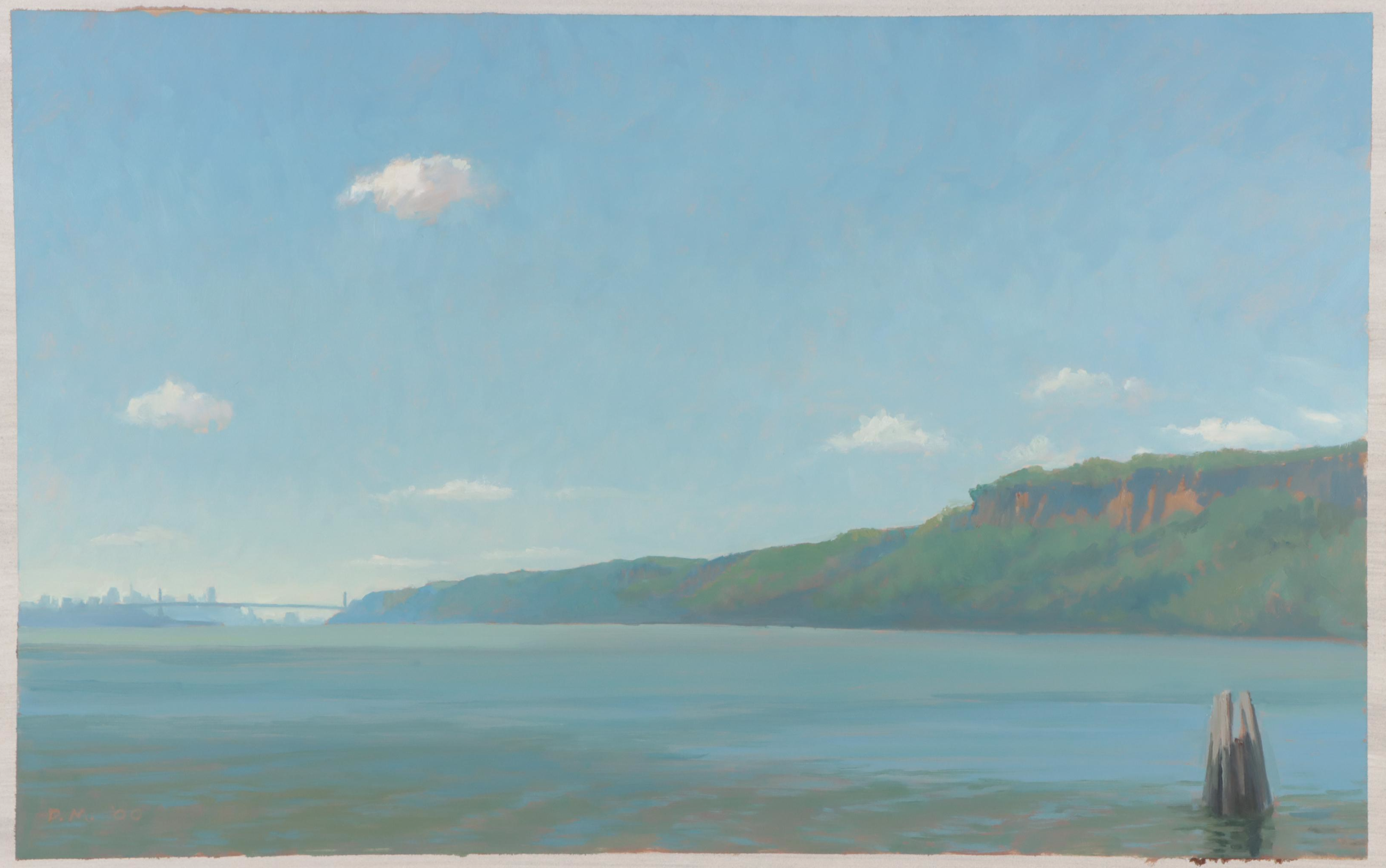 David Mahler Oil Painting "Untitled Landscape," 2000