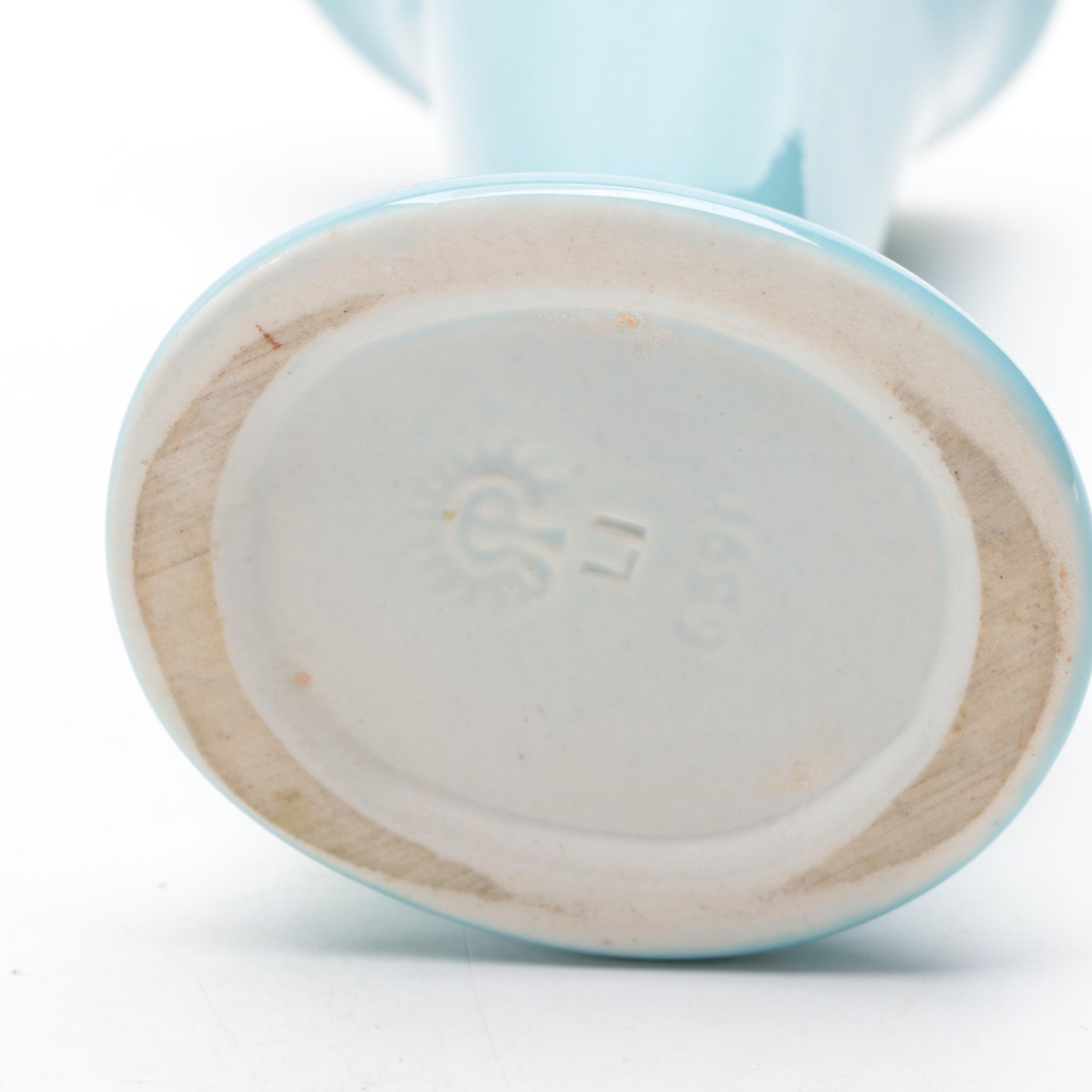 Rookwood Pottery Glazed Ceramic Vases, Creamer, and Open Sugar Bowls