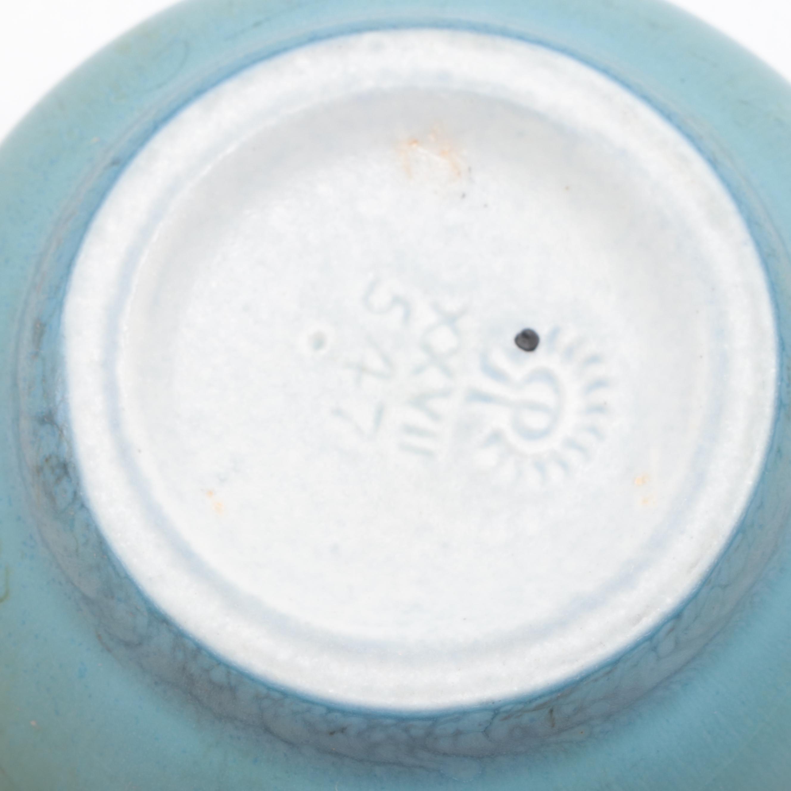 Rookwood Pottery Glazed Ceramic Vases, Creamer, and Open Sugar Bowls