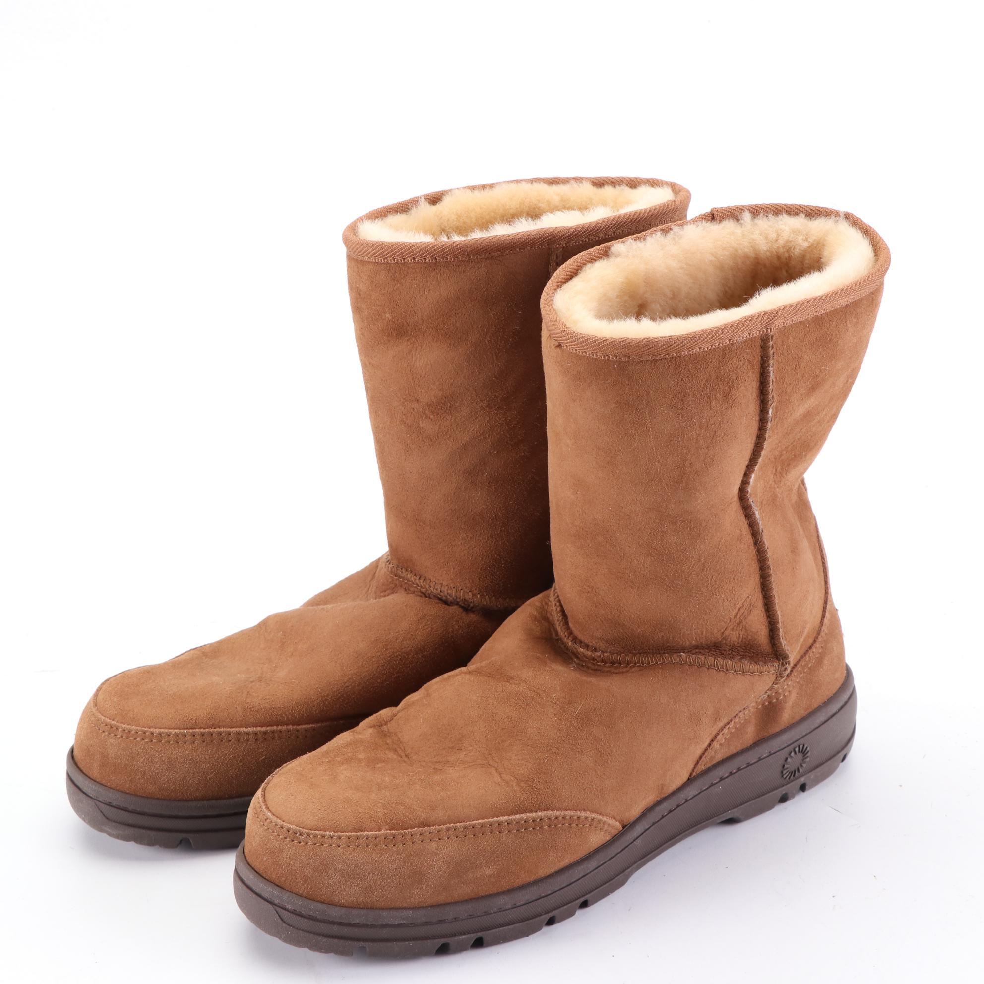 Men's UGG Classic Short Boots and Ascot Slippers with Spor7 Suede Driving Boots