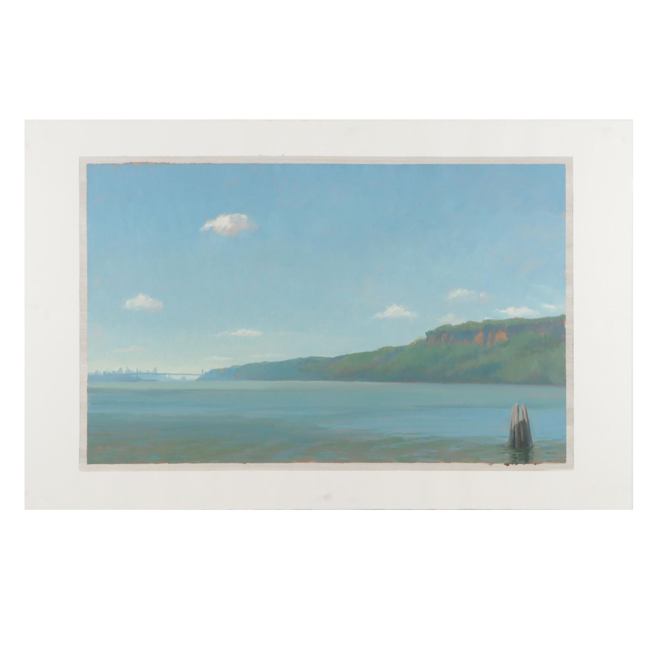 David Mahler Oil Painting "Untitled Landscape," 2000