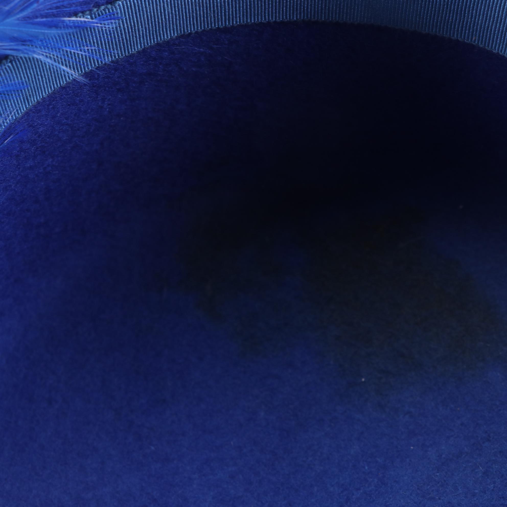 Kumma Style Embroidered Cap and Dyed Feather Bumper Hat