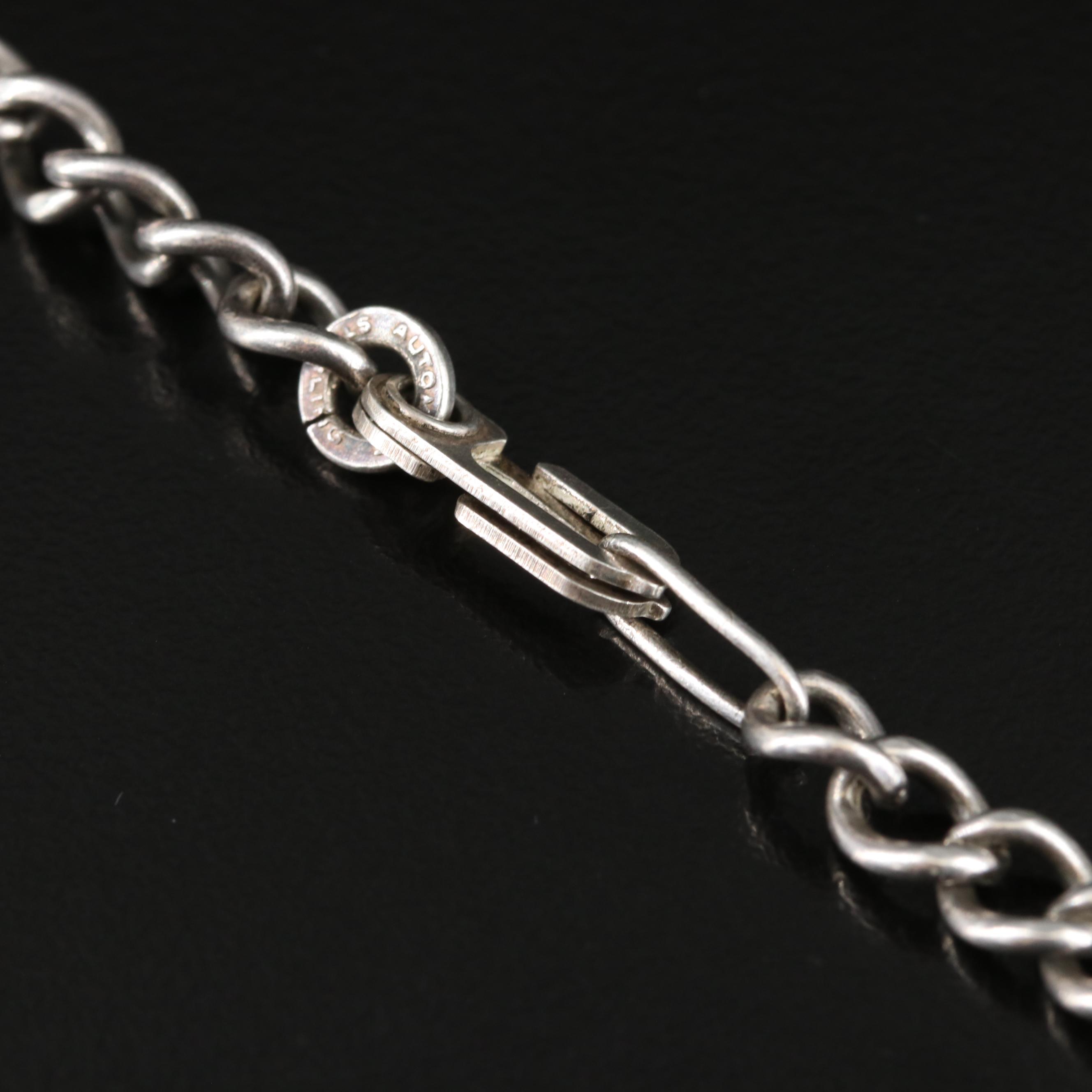 Sterling Necklace with 1714 German States Saxony-Albertine Thaler Pendant