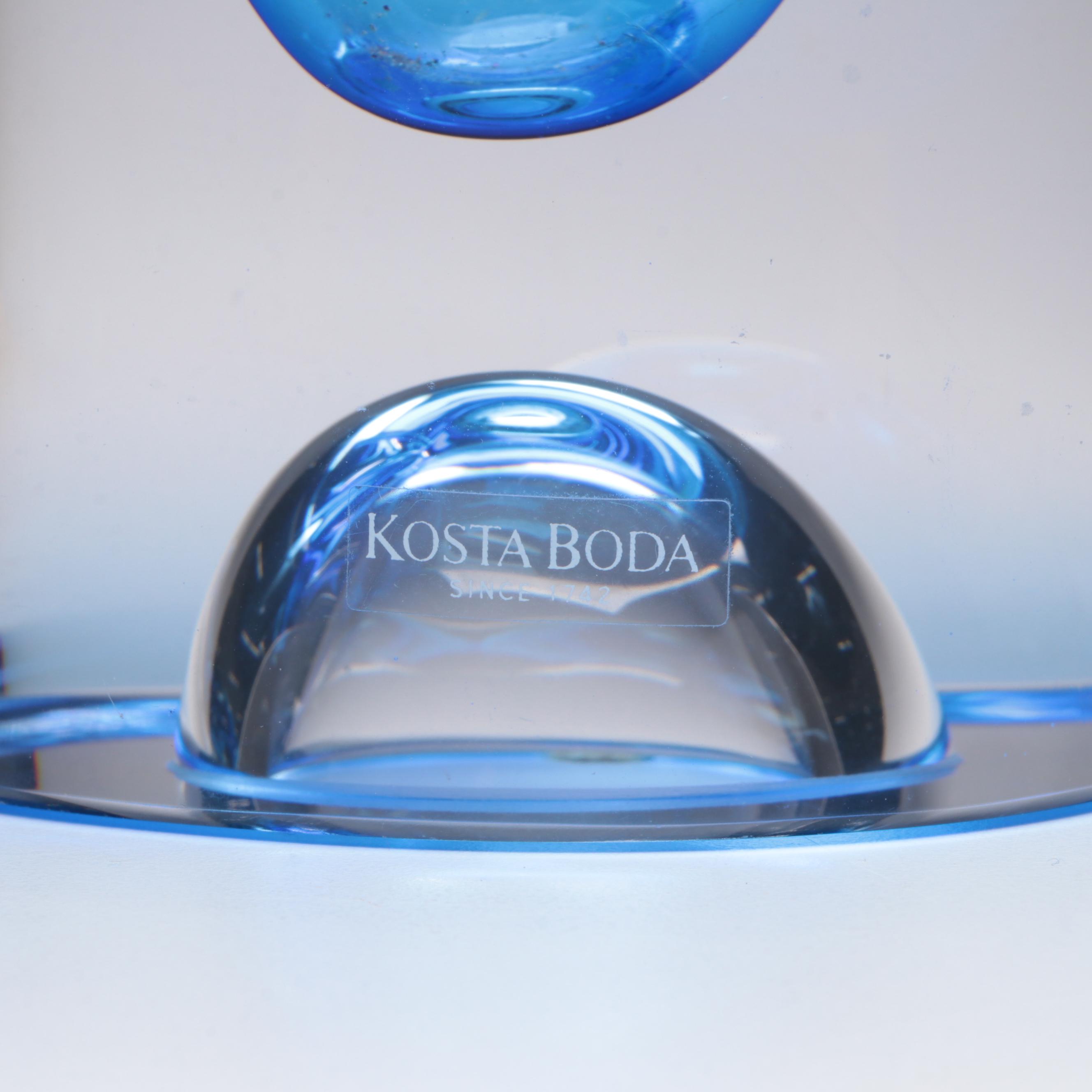 Goran Wärff for Kosta Boda "Sapphire" Cased Glass Vase