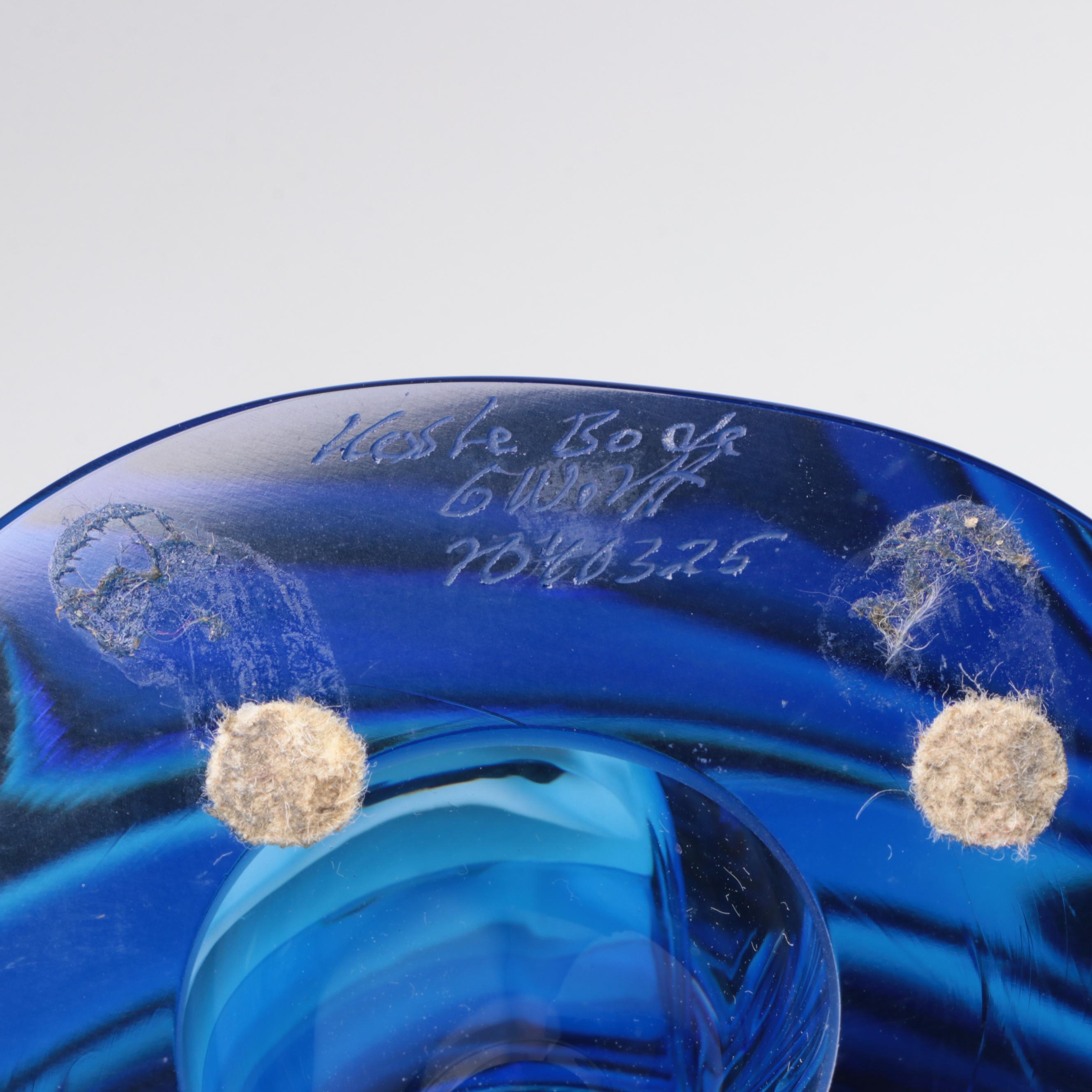 Goran Wärff for Kosta Boda "Sapphire" Cased Glass Vase