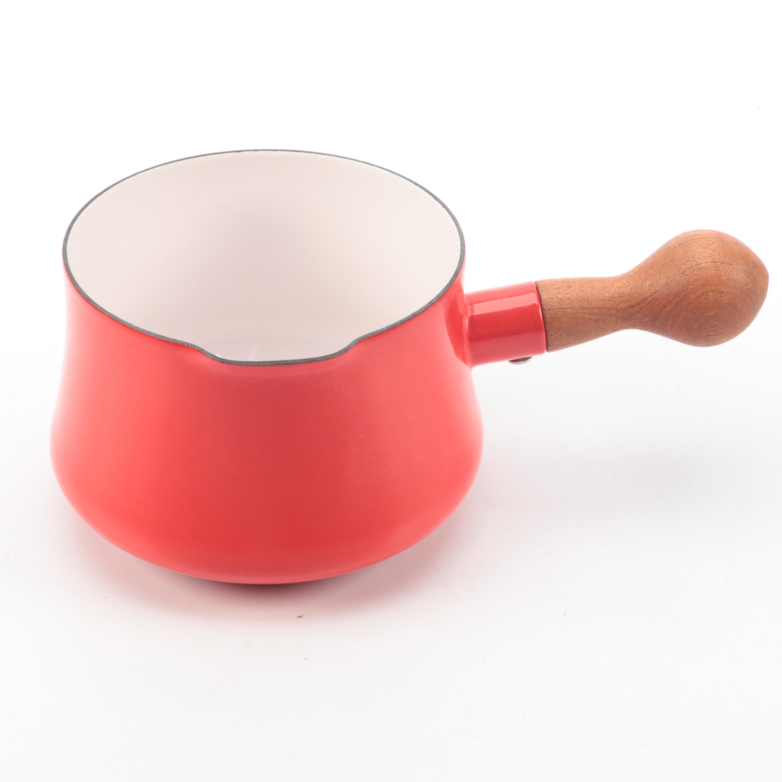 Dansk Mid Century Modern Style Kobenstyle and Other Cast Iron Enamel Cookware