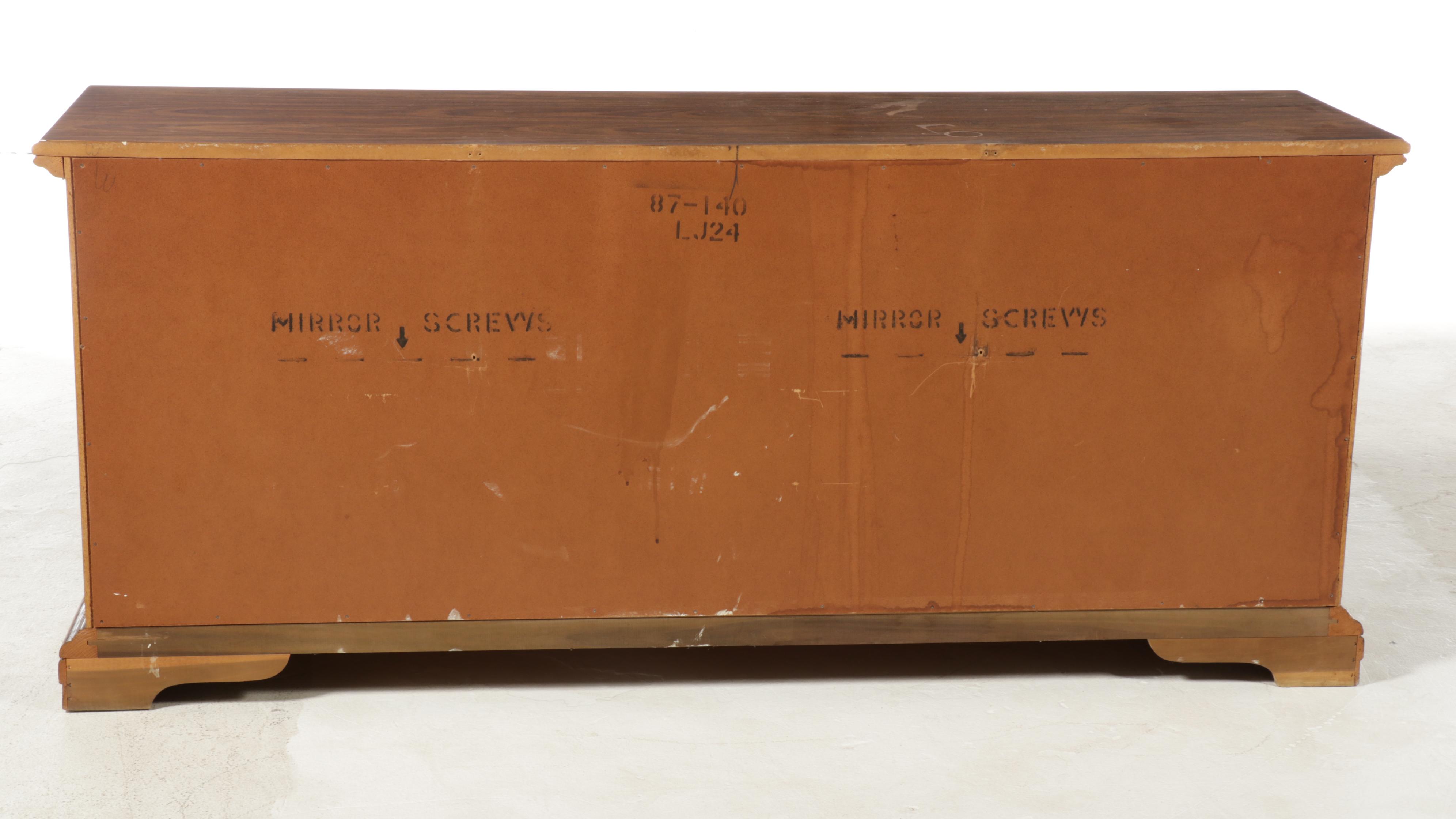 Burlington House Mediterranean Style Pecan Dresser, 1970s