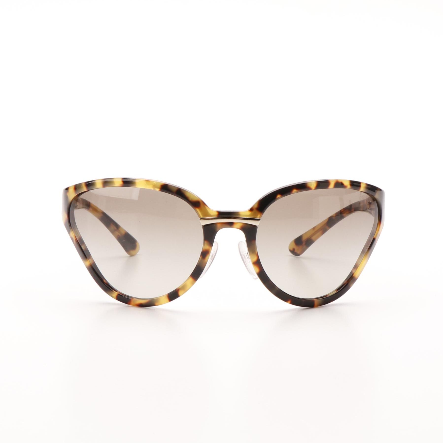 Prada PR22VS Butterfly Havana Green Gradient Sunglasses With Case