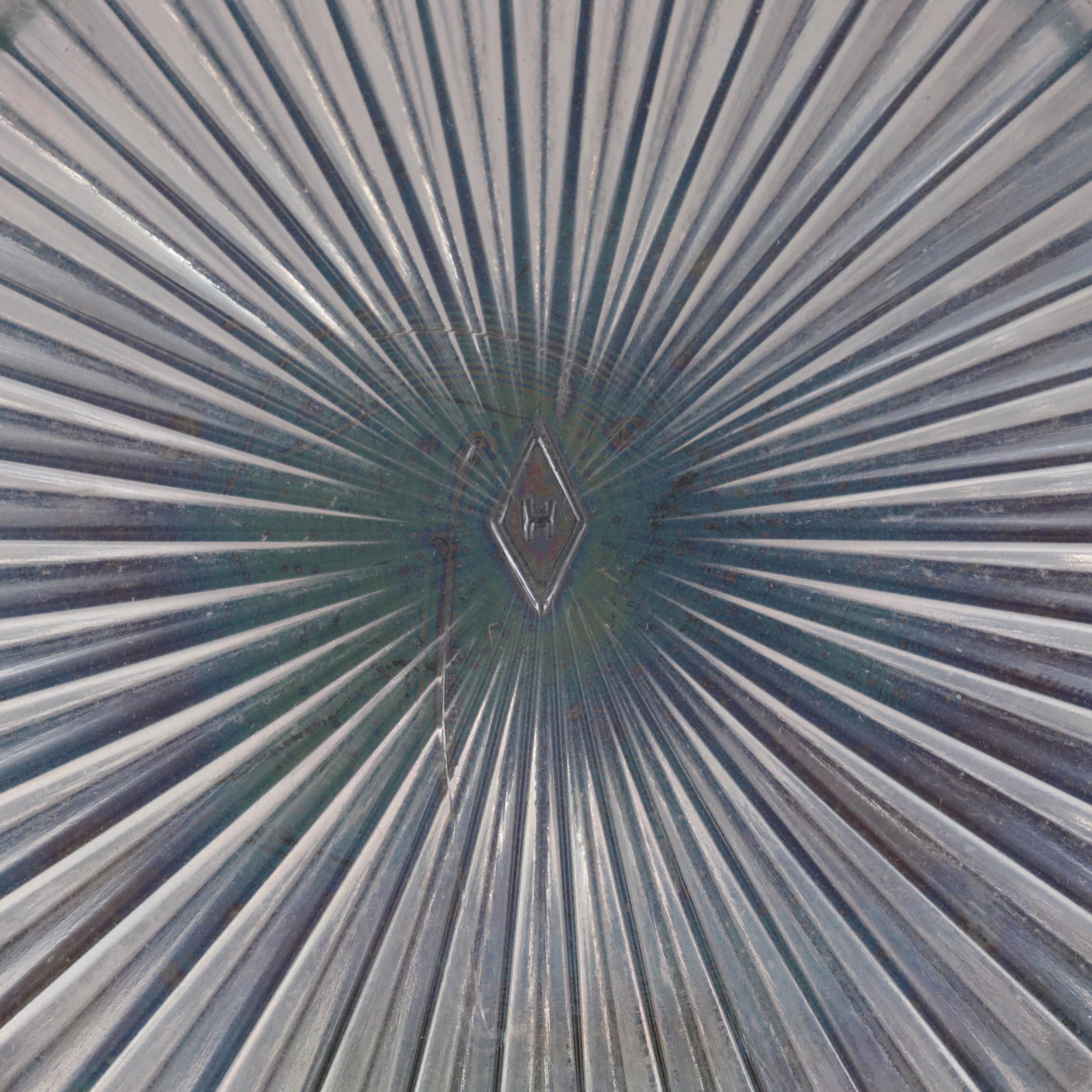 Heisey Gilt Encrusted Glass Servingware Collection