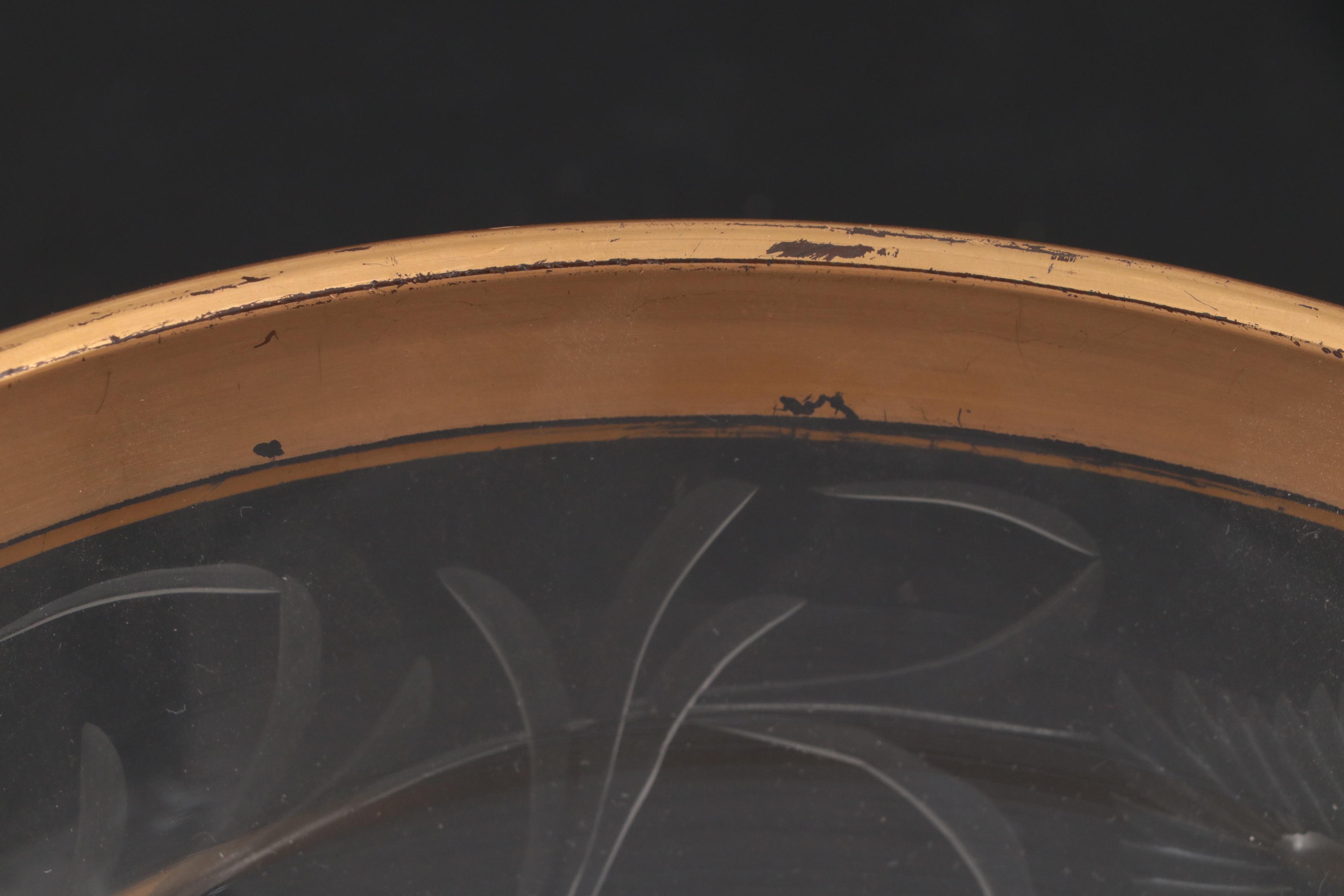 Heisey Gilt Encrusted Glass Servingware Collection