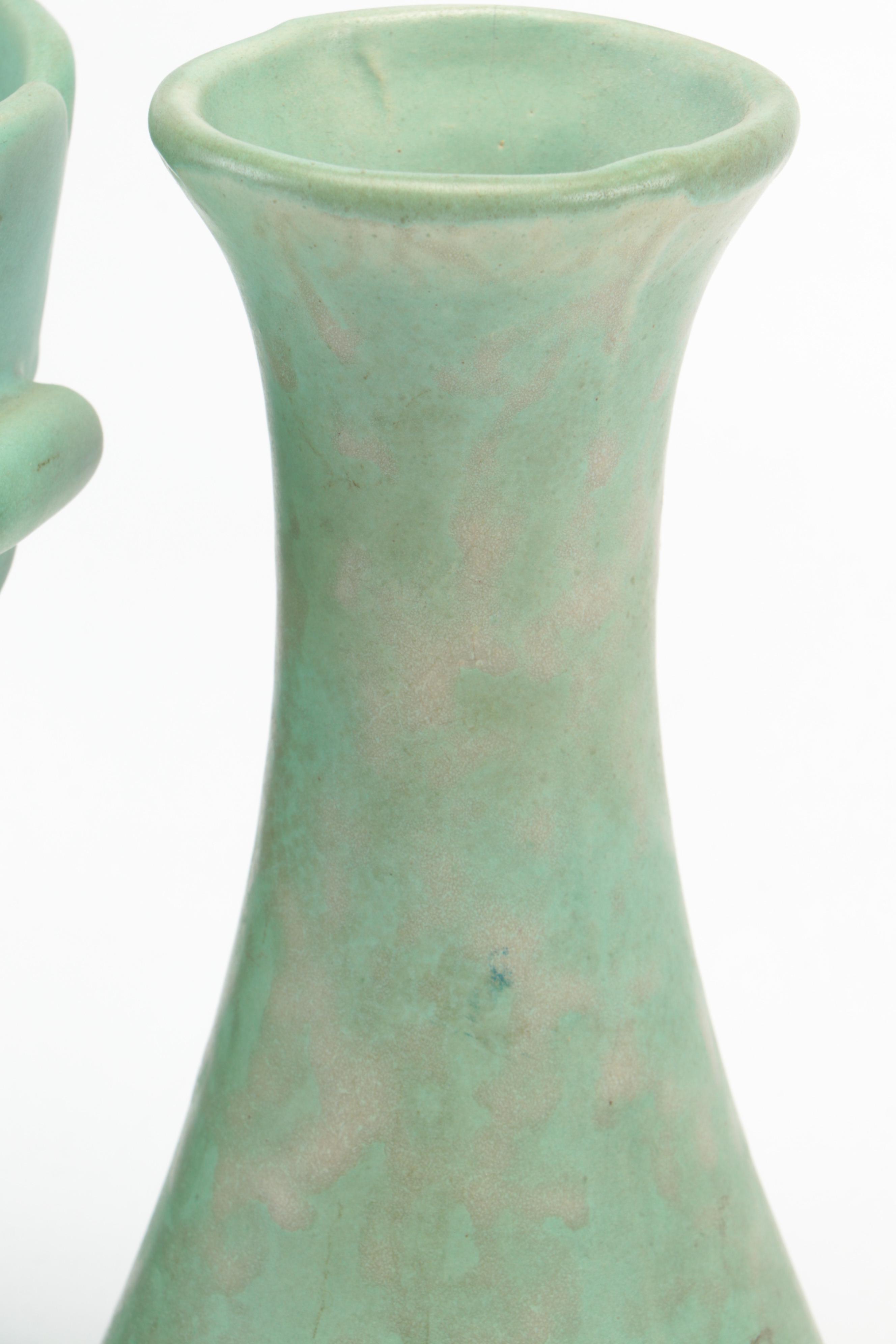 Weller Pottery Vases and Roseville Ewer