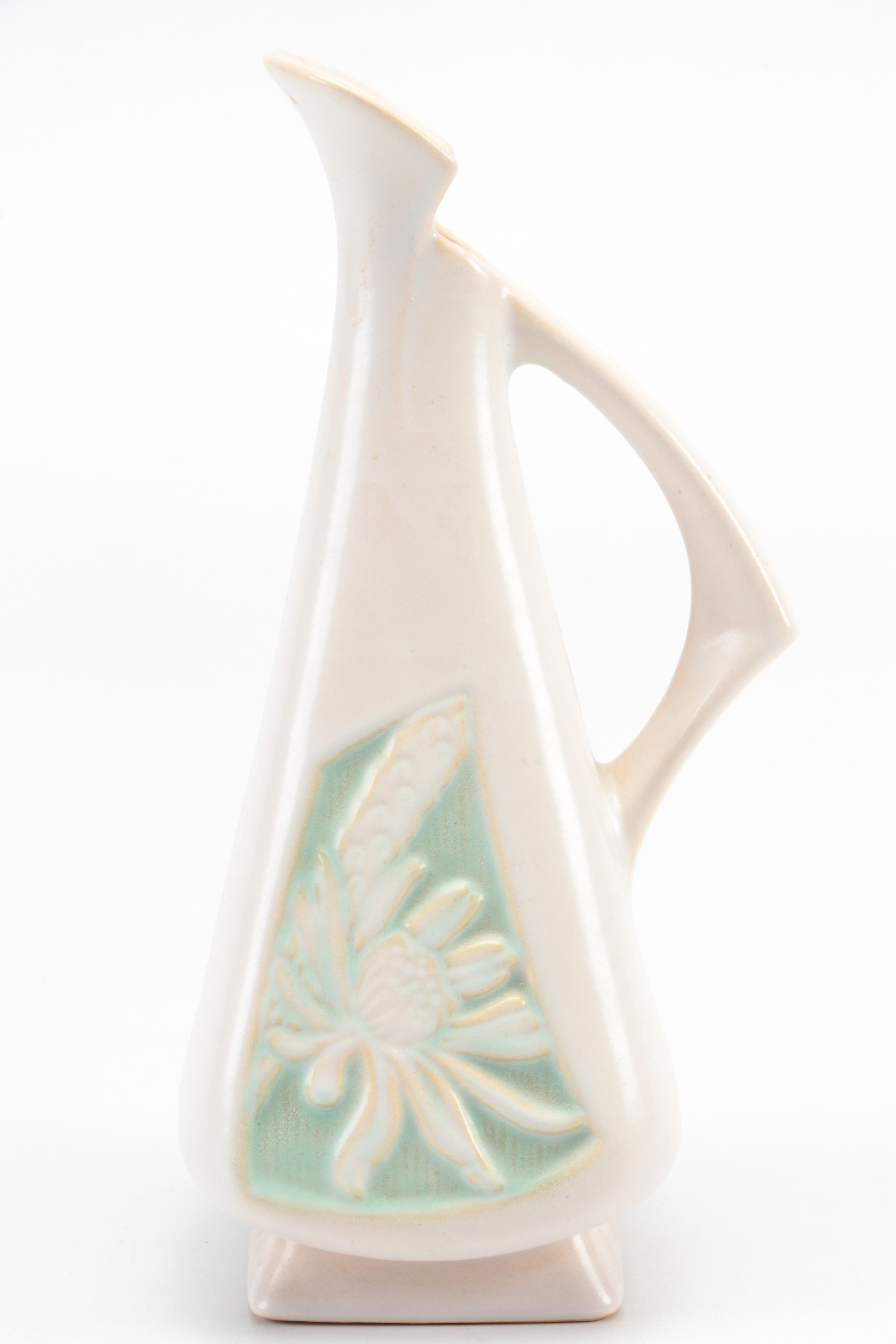 Weller Pottery Vases and Roseville Ewer