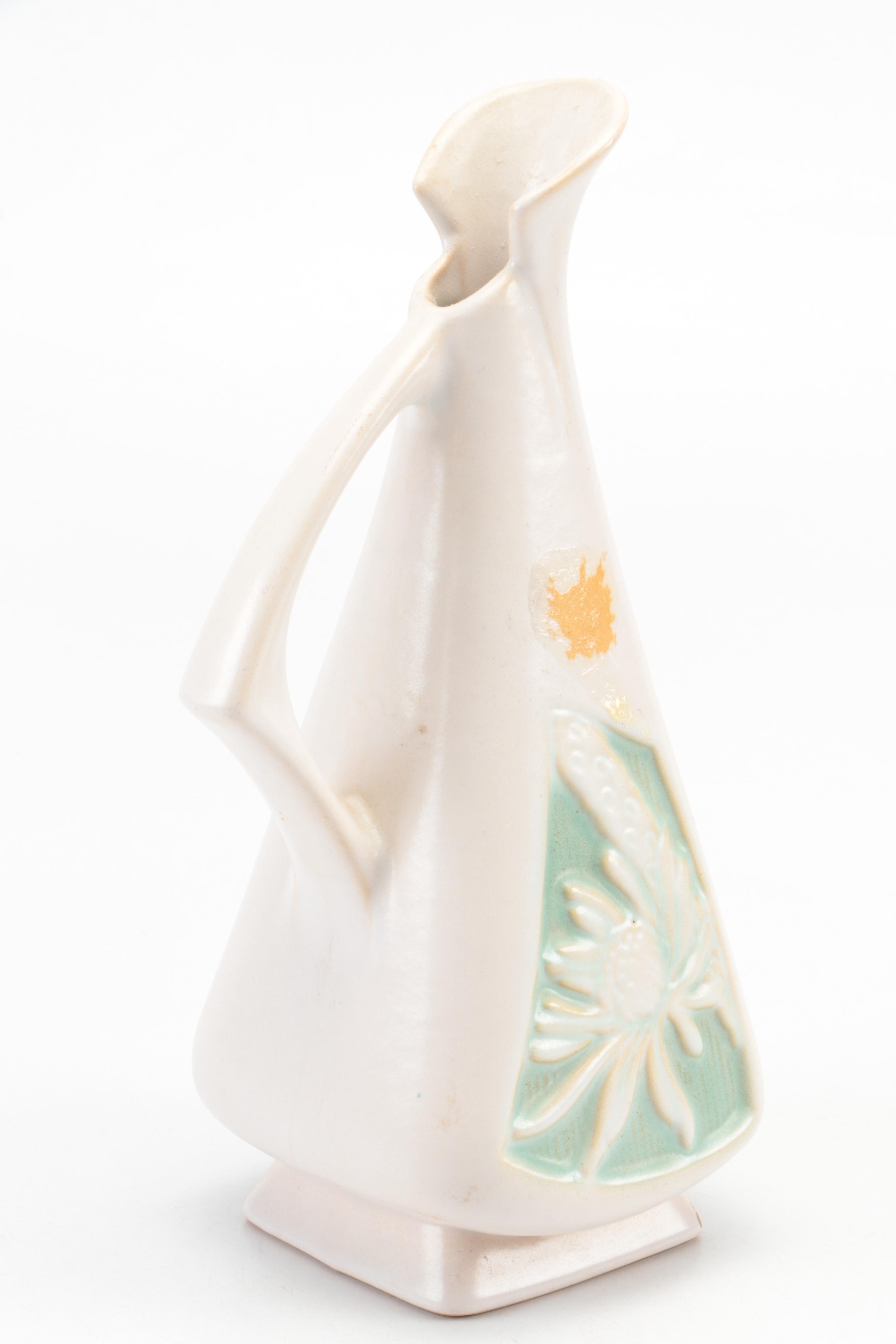 Weller Pottery Vases and Roseville Ewer