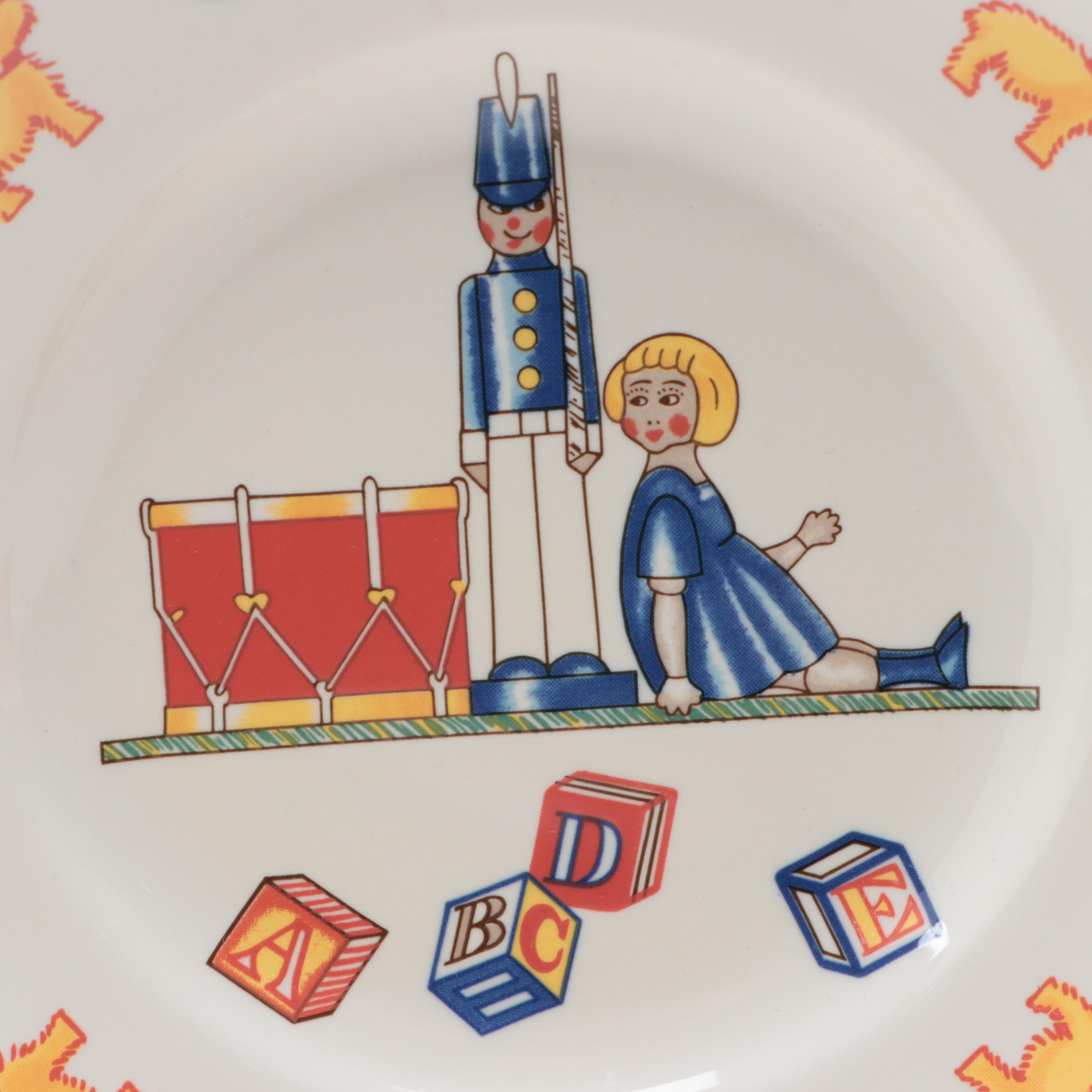 Tiffany & Co. "Tiffany Toys" Porcelain Children's Dinnerware