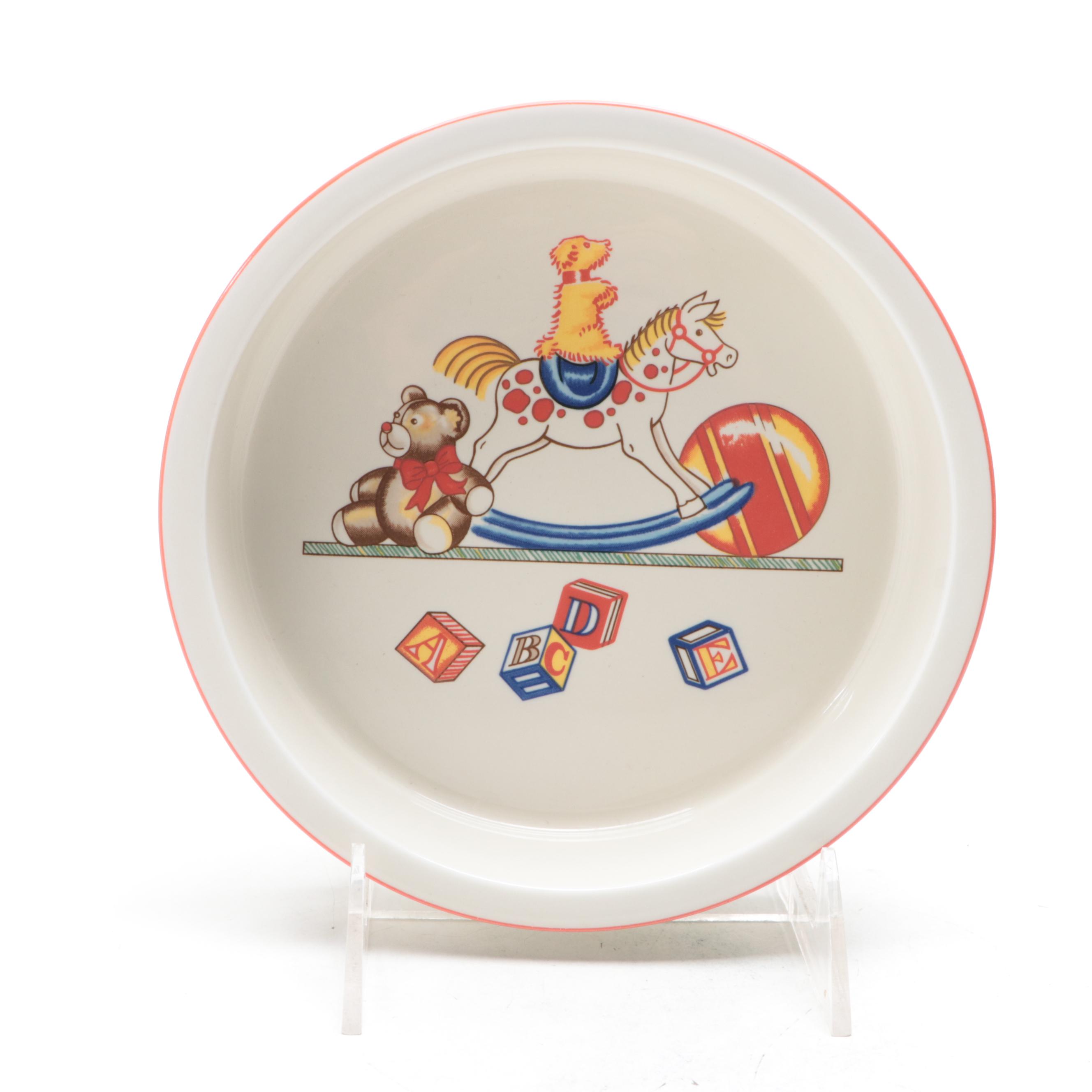 Tiffany & Co. "Tiffany Toys" Porcelain Children's Dinnerware
