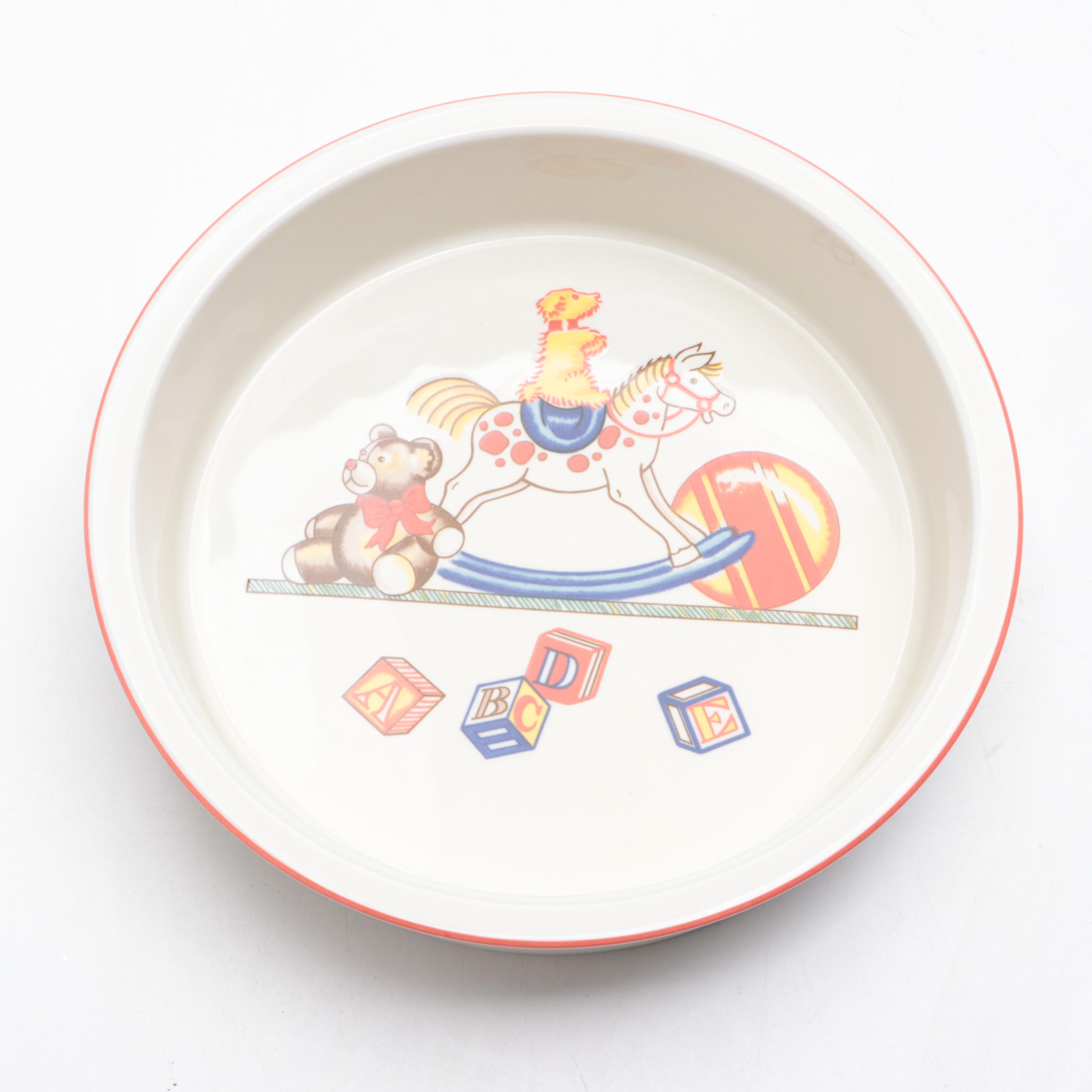 Tiffany & Co. "Tiffany Toys" Porcelain Children's Dinnerware