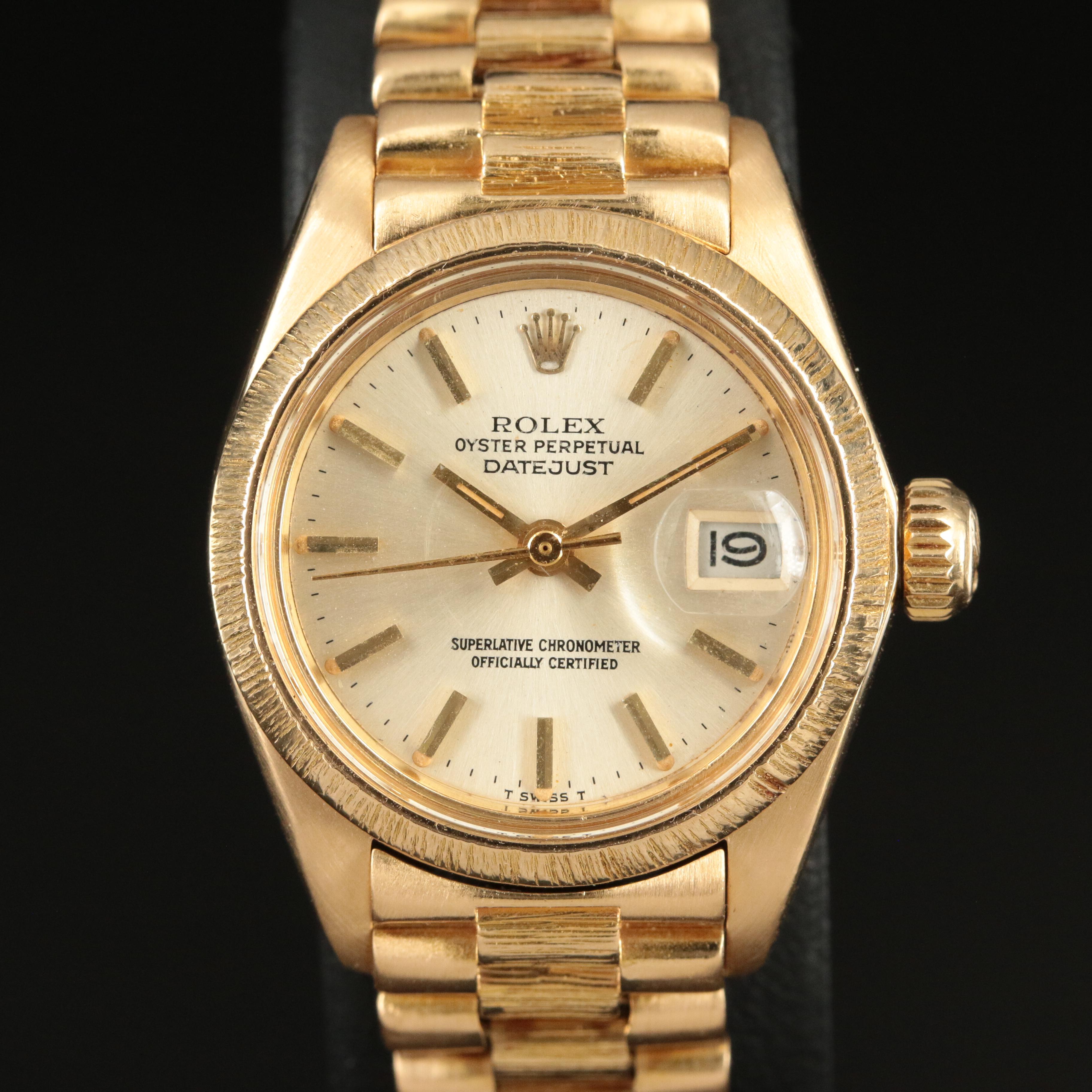1980 Rolex Oyster Perpetual Datejust Watch