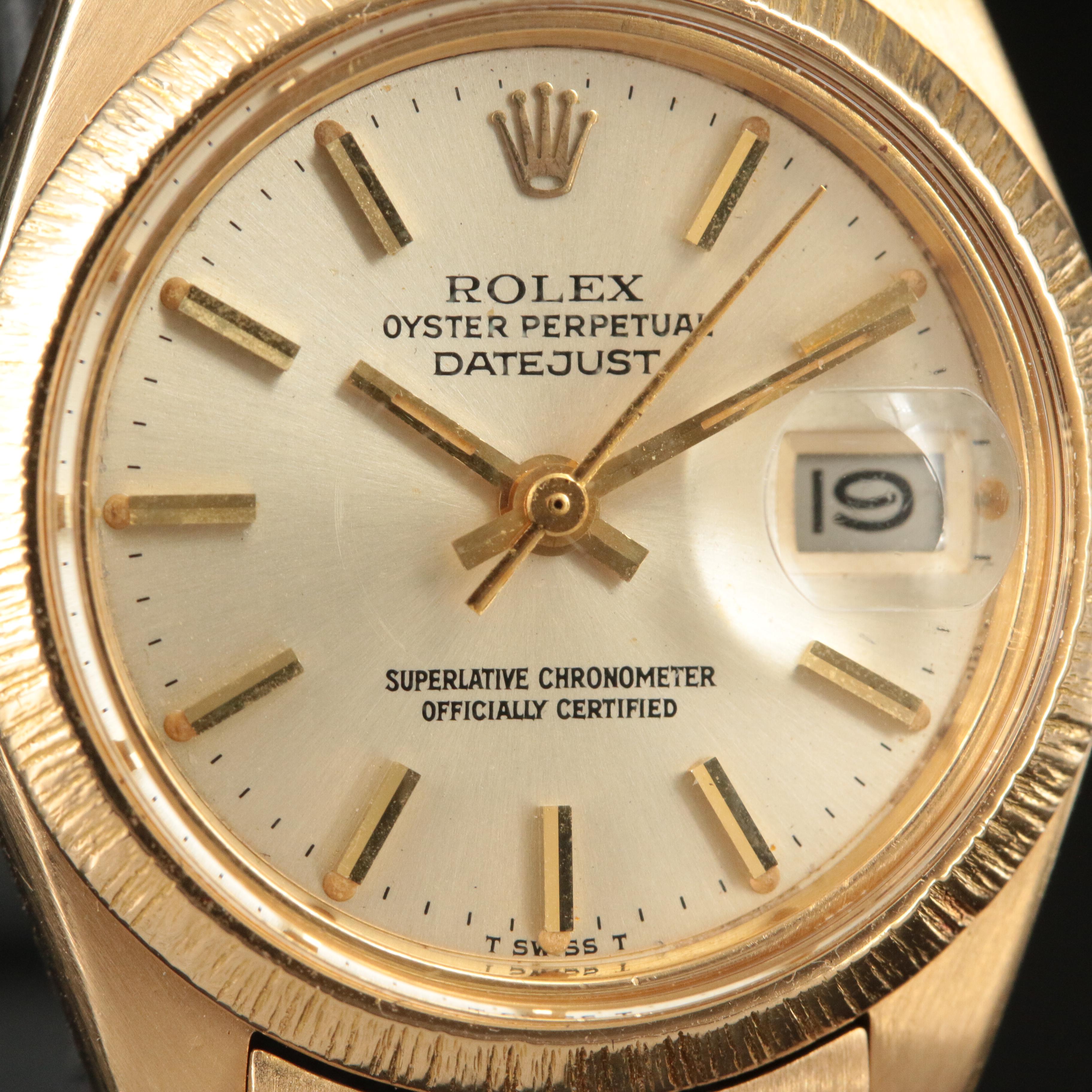 1980 Rolex Oyster Perpetual Datejust Watch