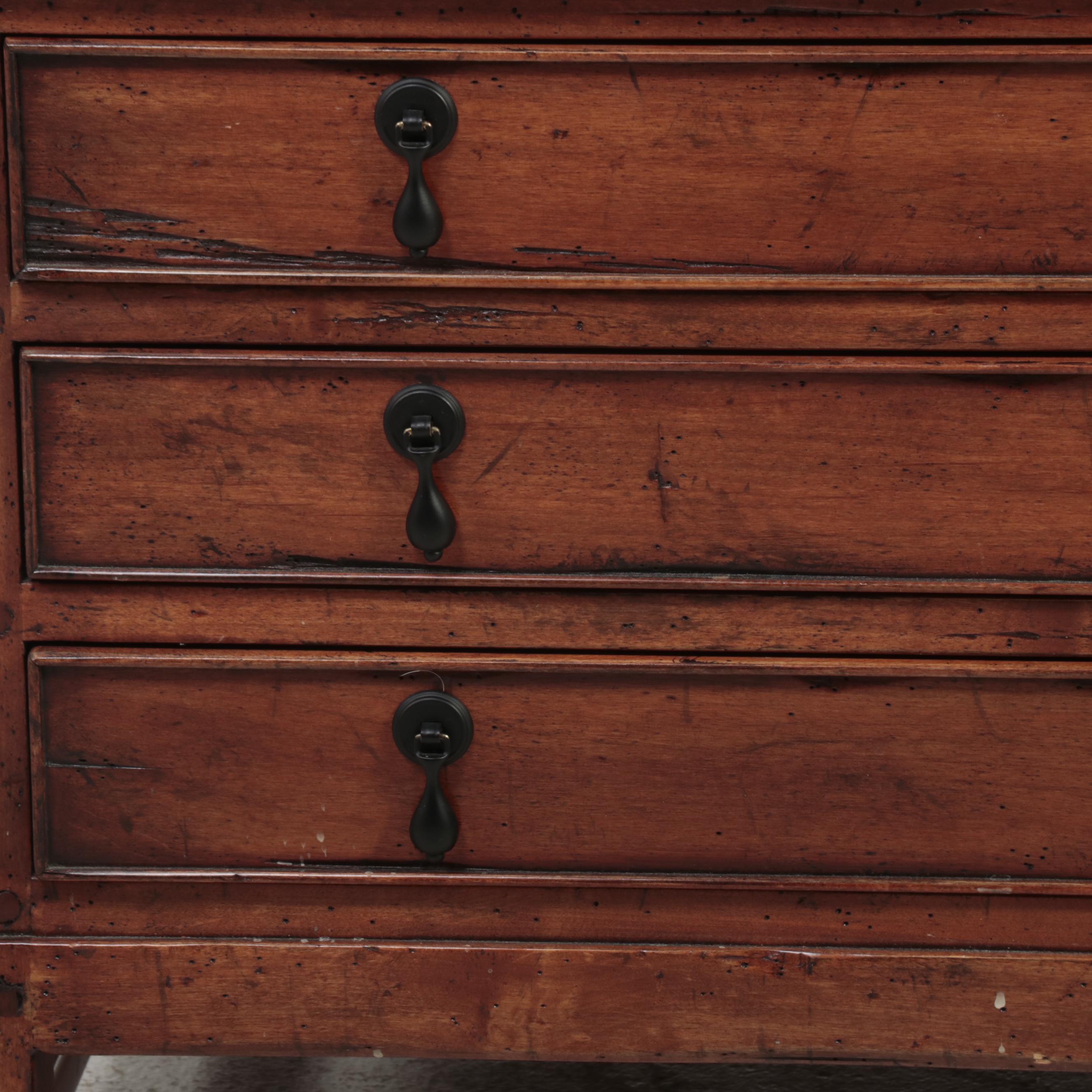 Guy Chaddock & Co. "The Clarence Collection" Six-Drawer Map Chest Coffee Table