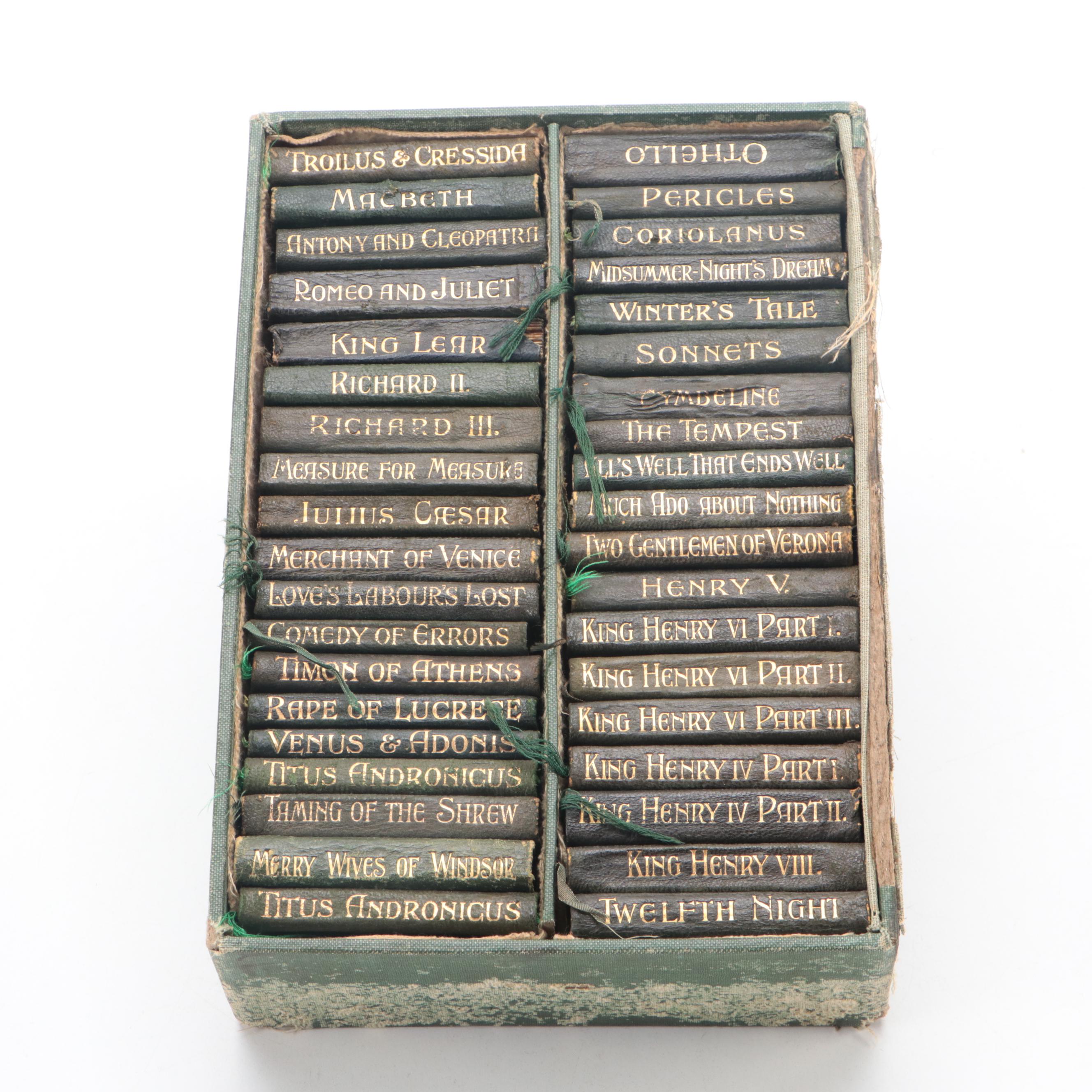 Anthony Treherne & Co. Miniature Shakespeare in 38 Volumes, 1904-1907