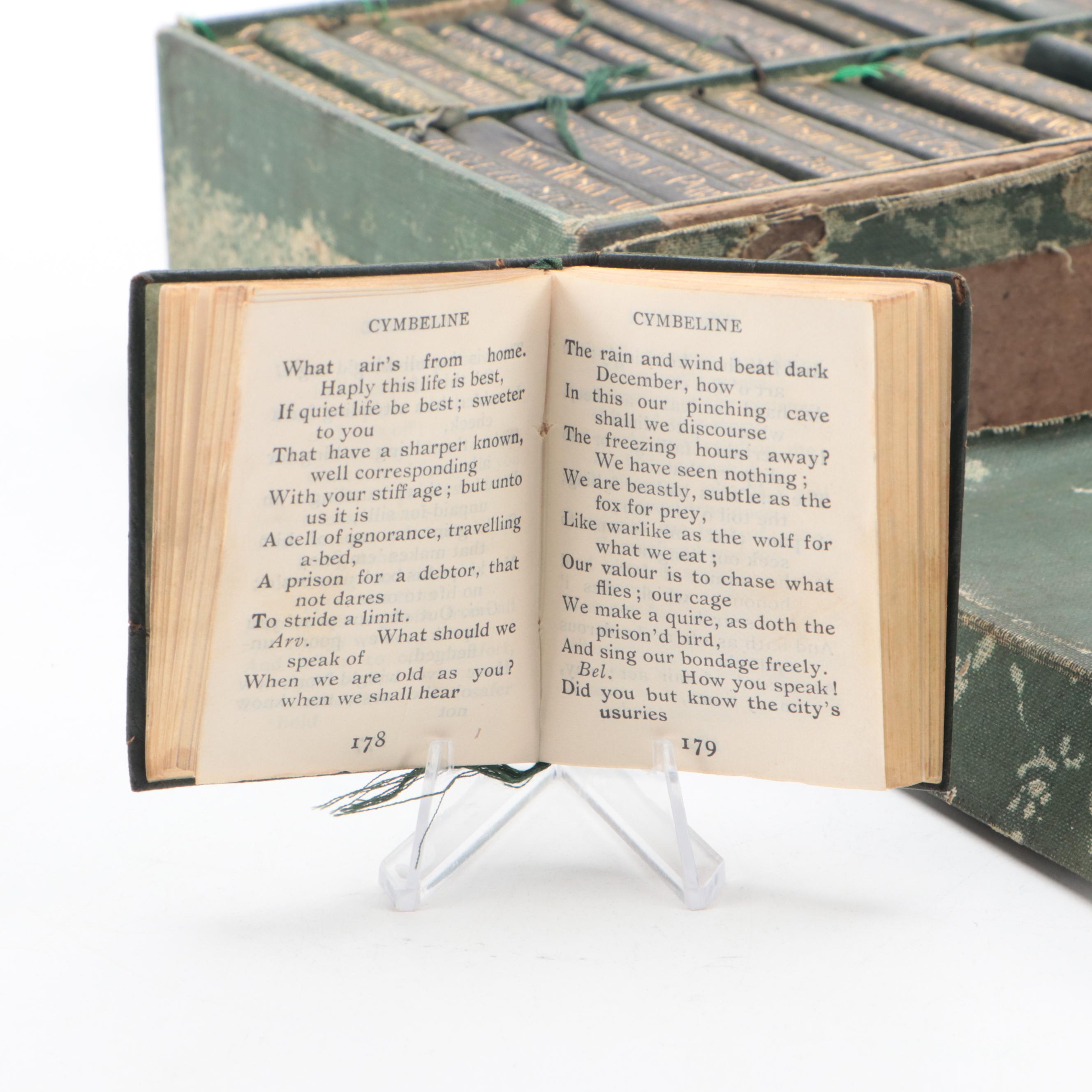 Anthony Treherne & Co. Miniature Shakespeare in 38 Volumes, 1904-1907