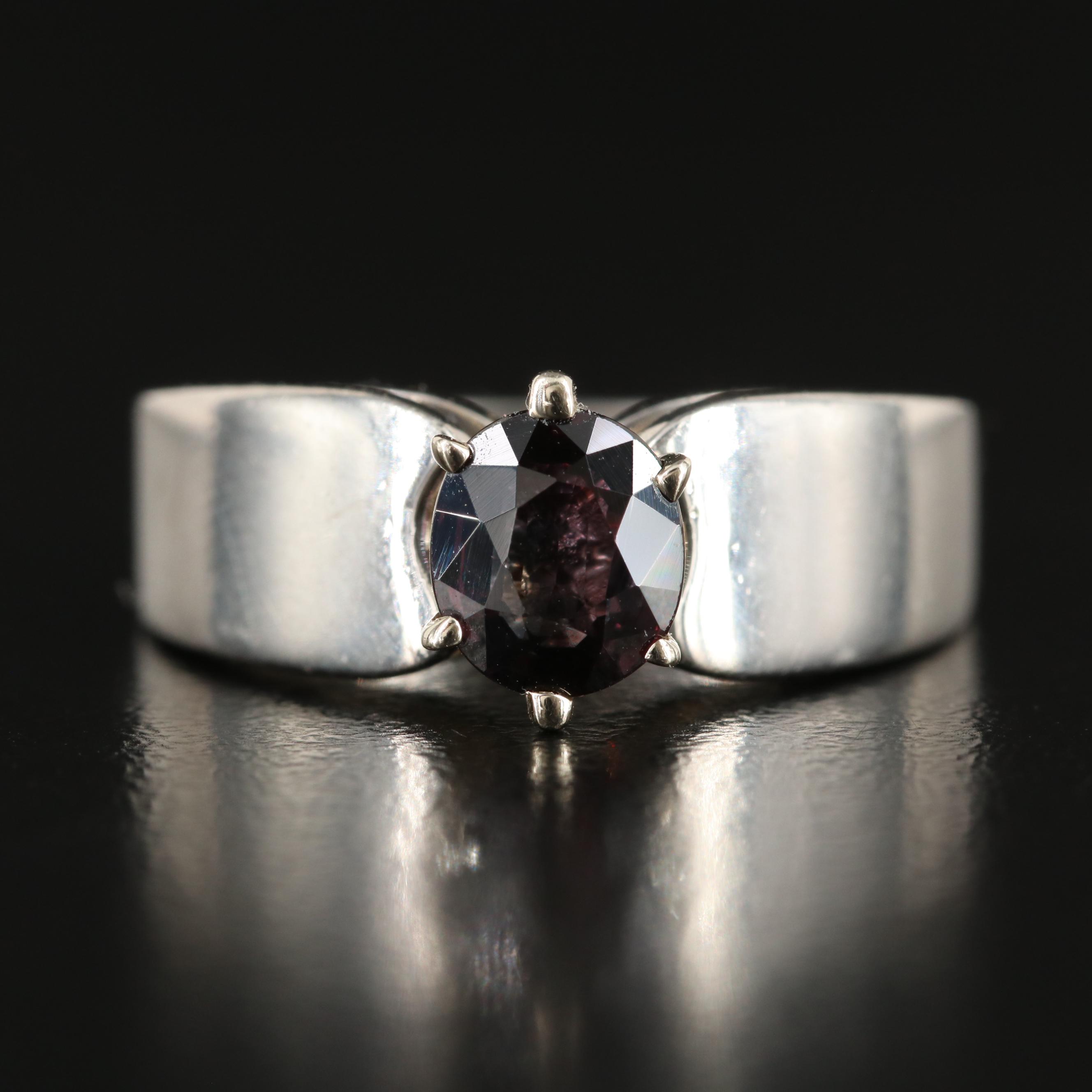 Platinum Sapphire Ring