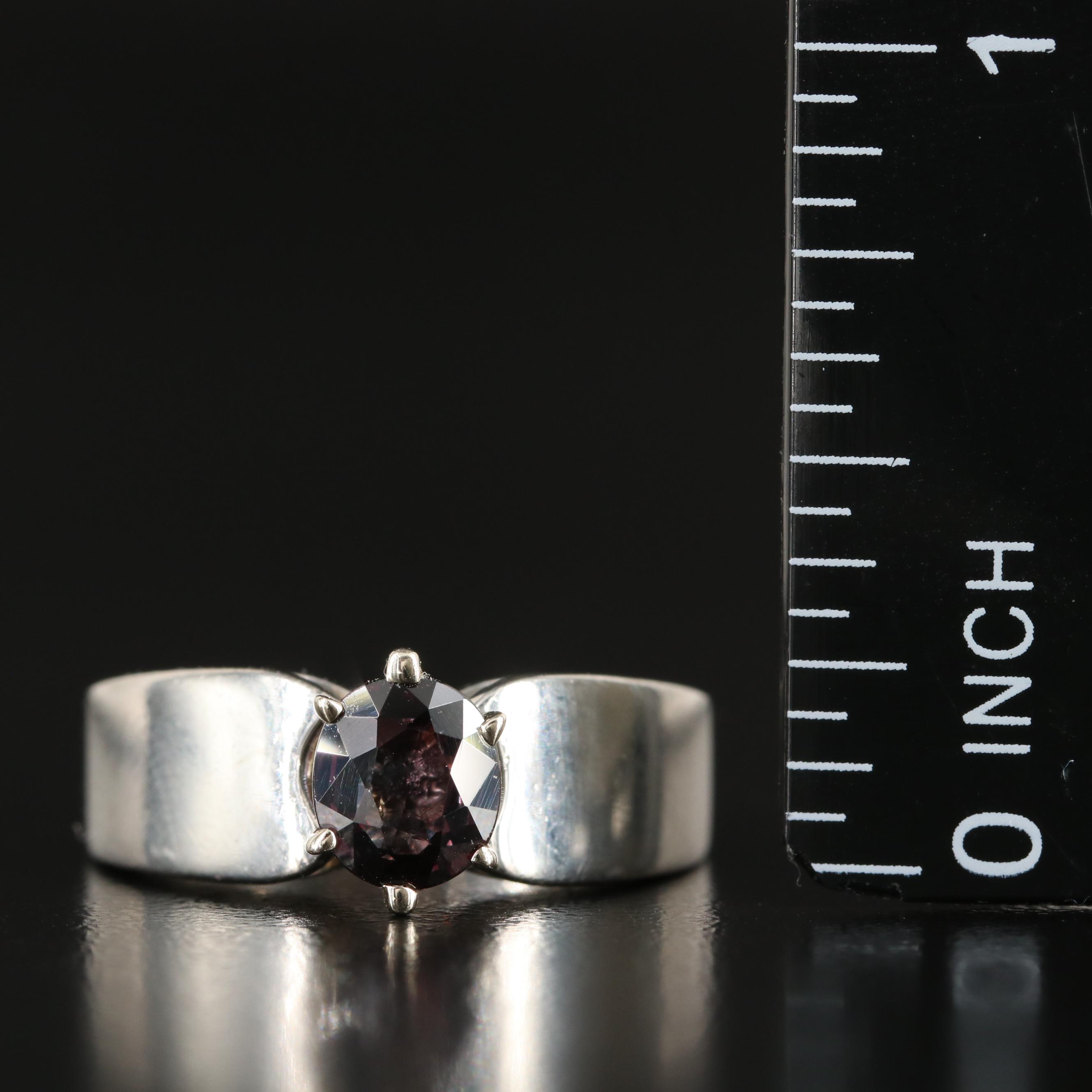 Platinum Sapphire Ring