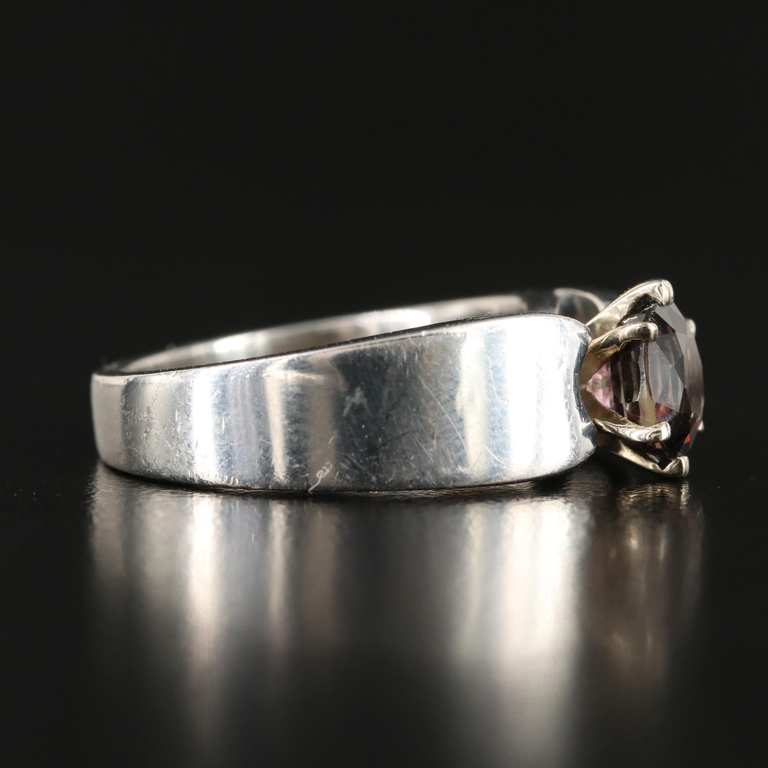 Platinum Sapphire Ring