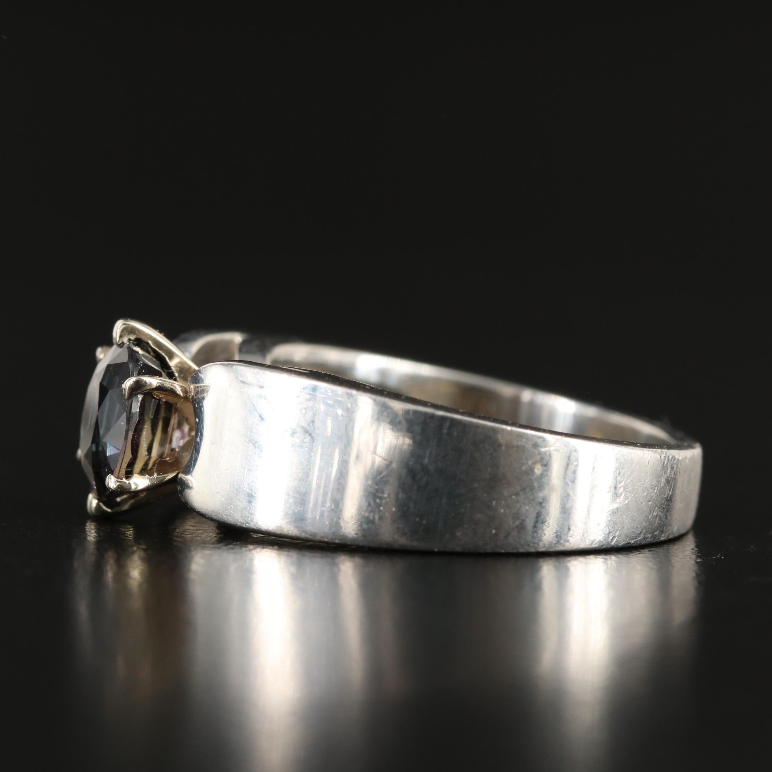 Platinum Sapphire Ring