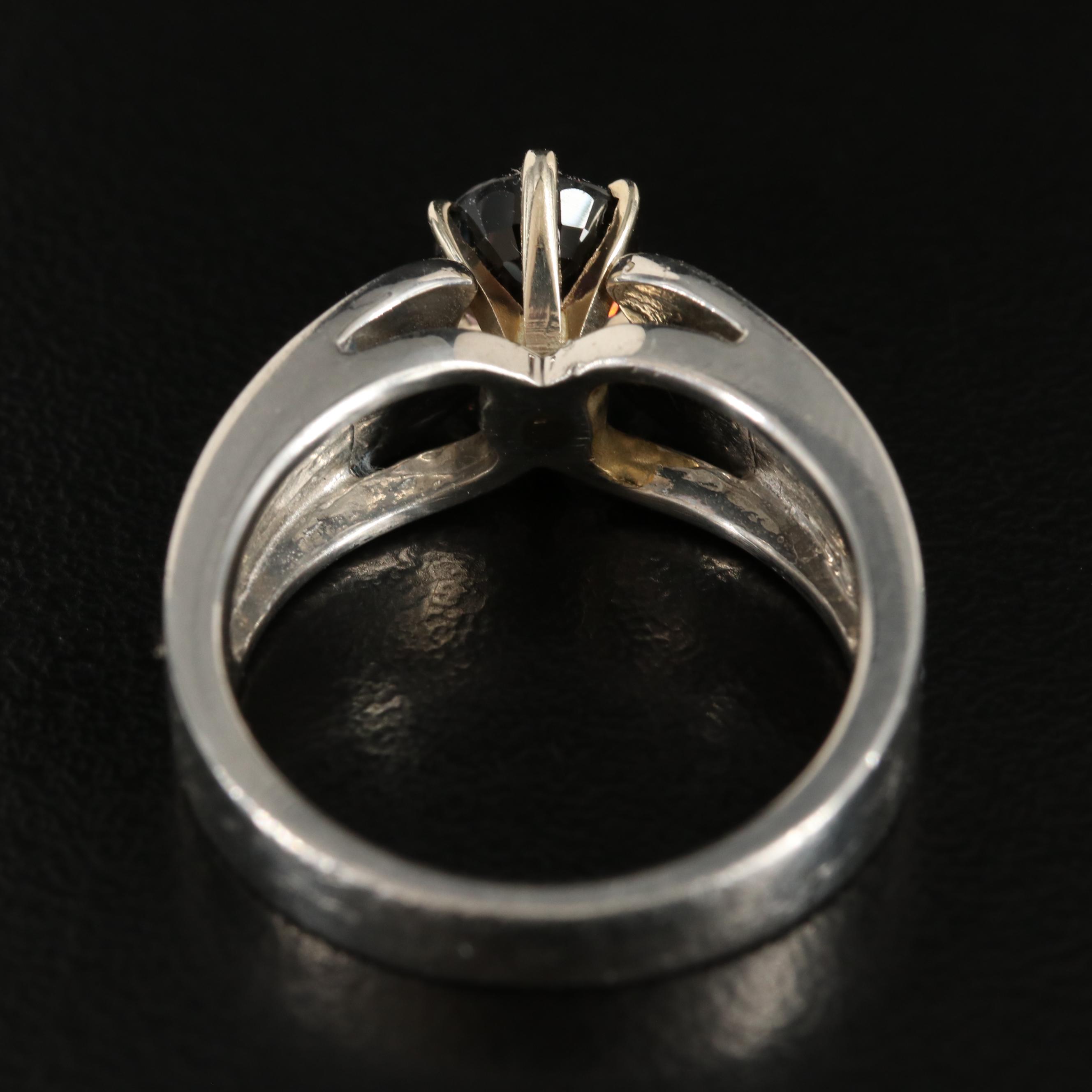 Platinum Sapphire Ring
