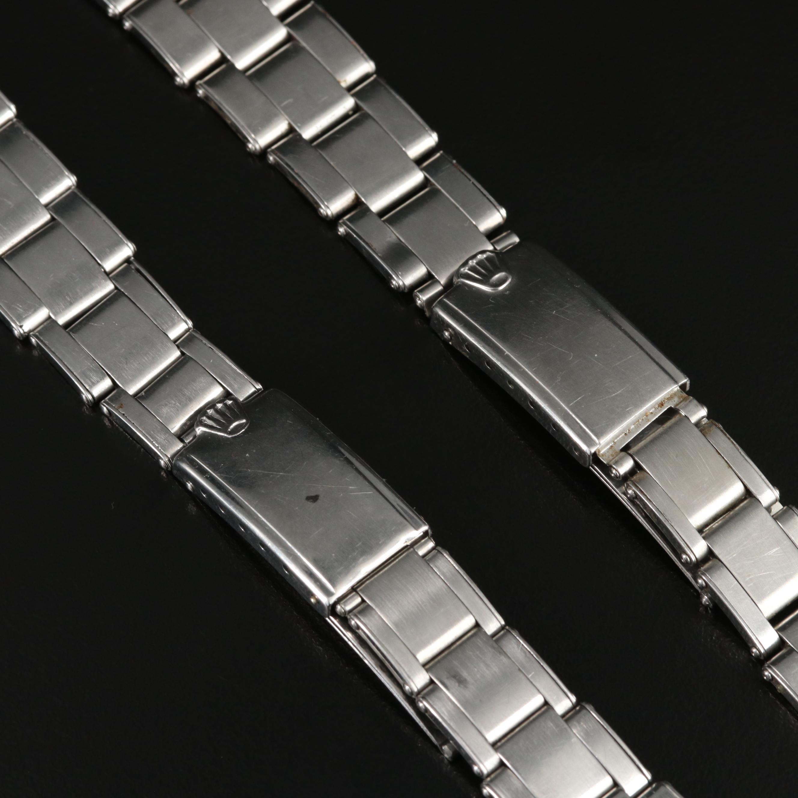 Rolex Vintage Oyster Rivet-Style Watch Bracelets