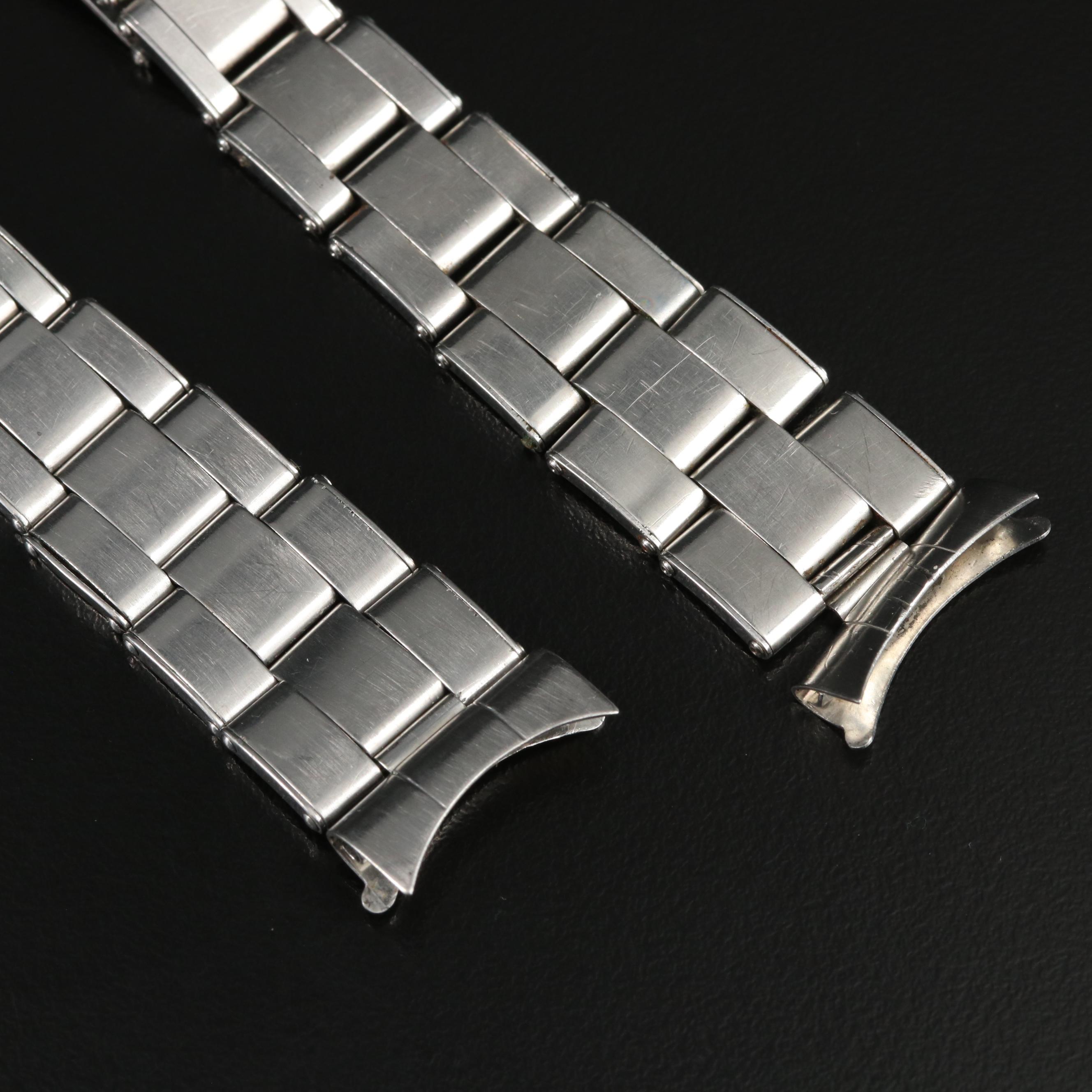 Rolex Vintage Oyster Rivet-Style Watch Bracelets