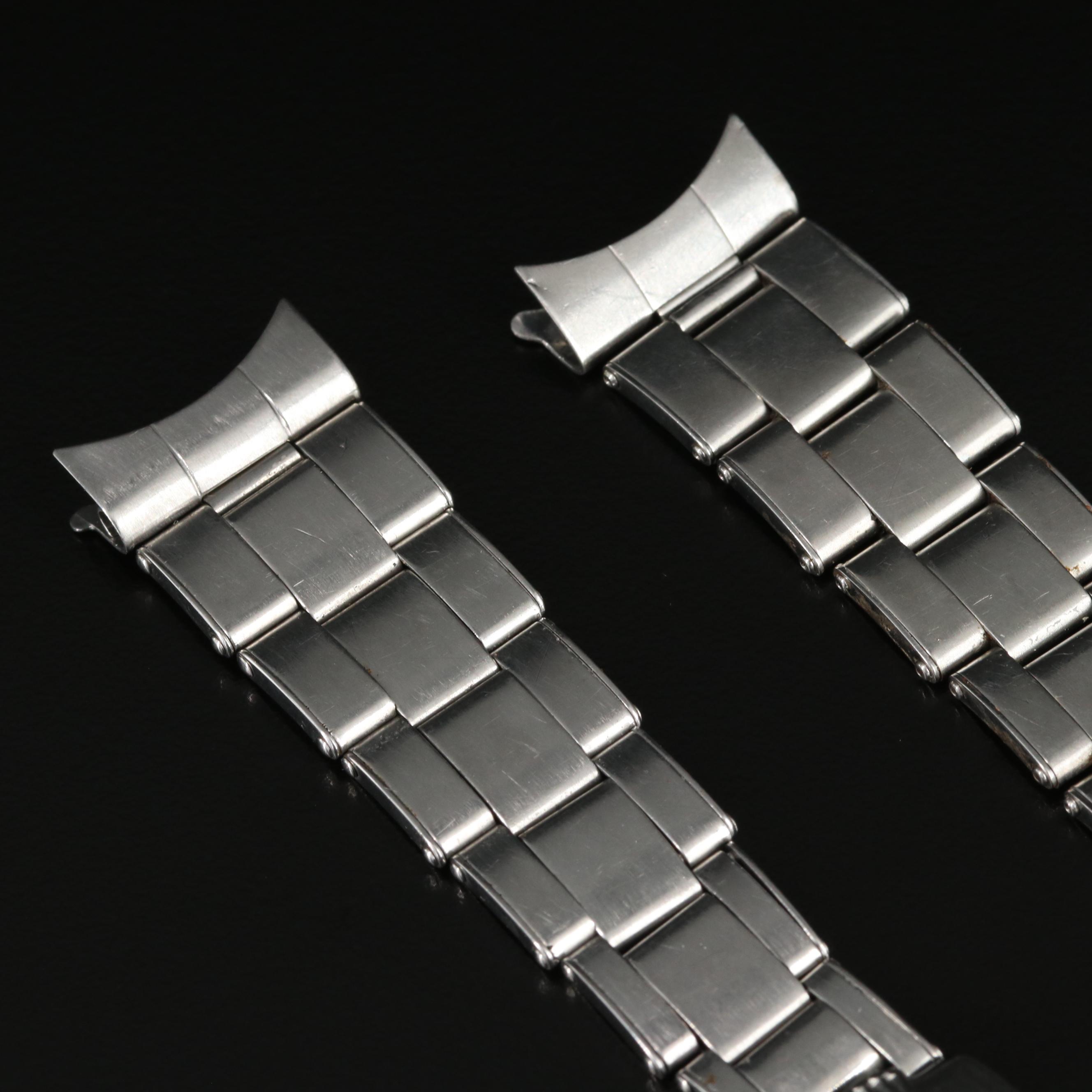 Rolex Vintage Oyster Rivet-Style Watch Bracelets