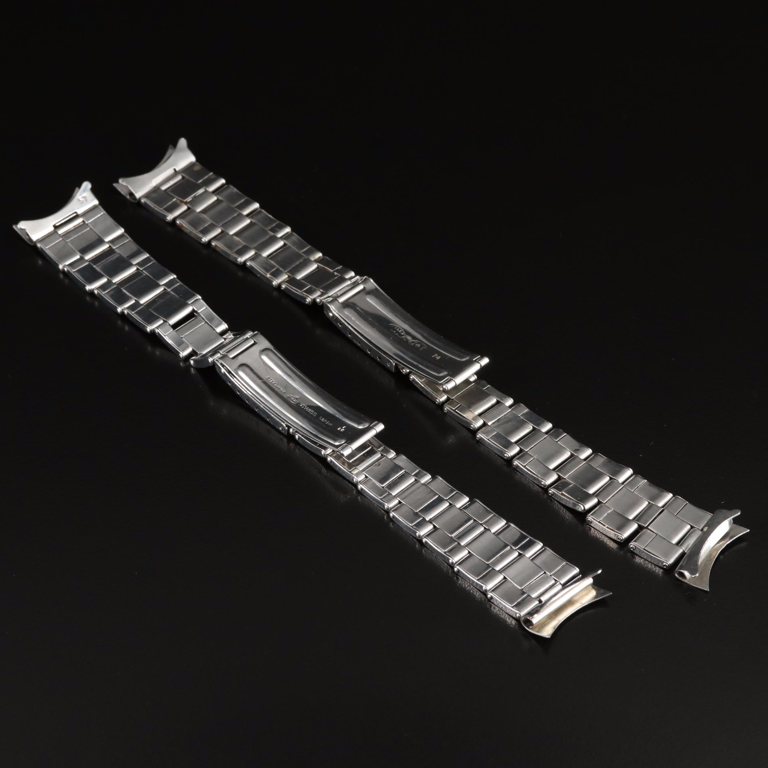 Rolex Vintage Oyster Rivet-Style Watch Bracelets