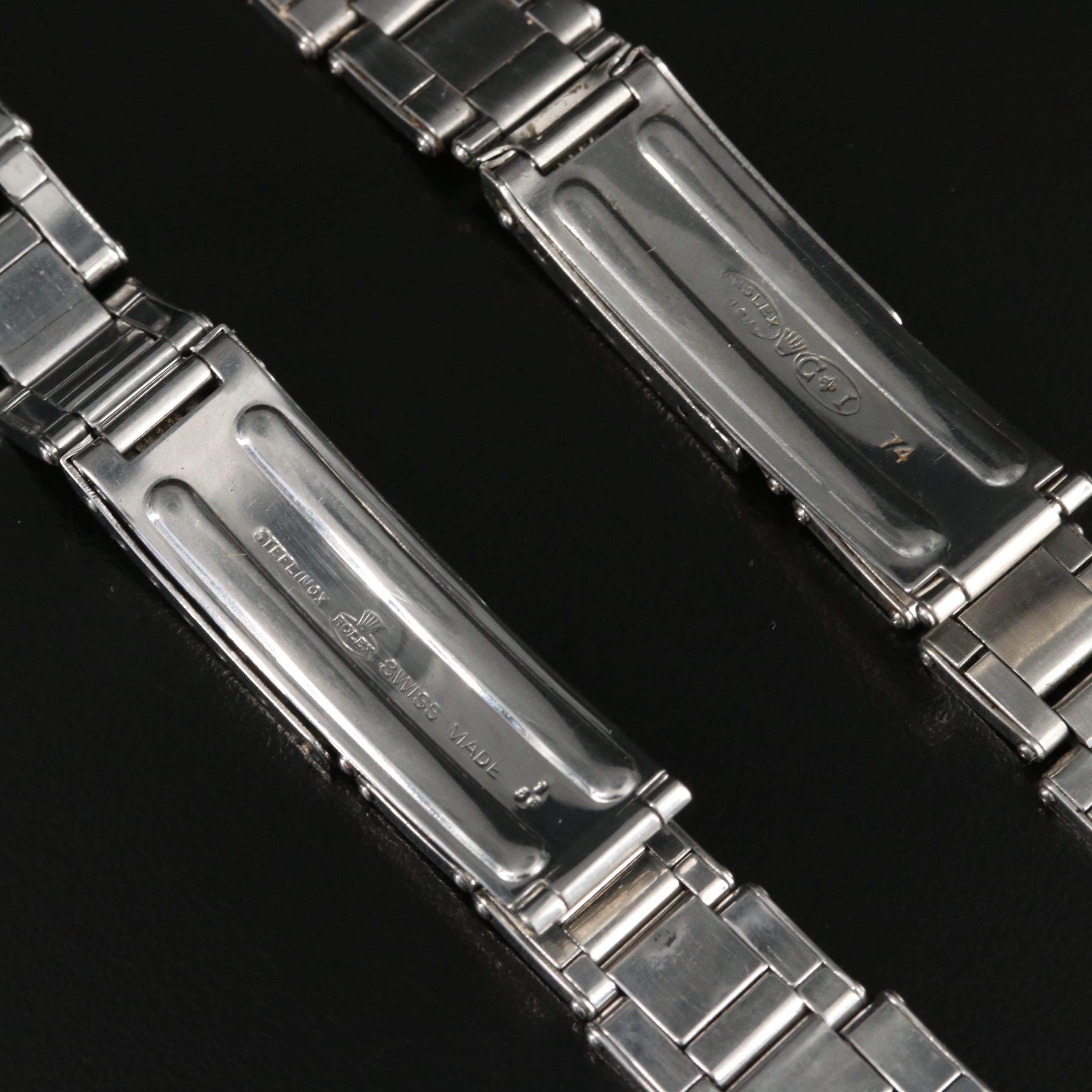 Rolex Vintage Oyster Rivet-Style Watch Bracelets