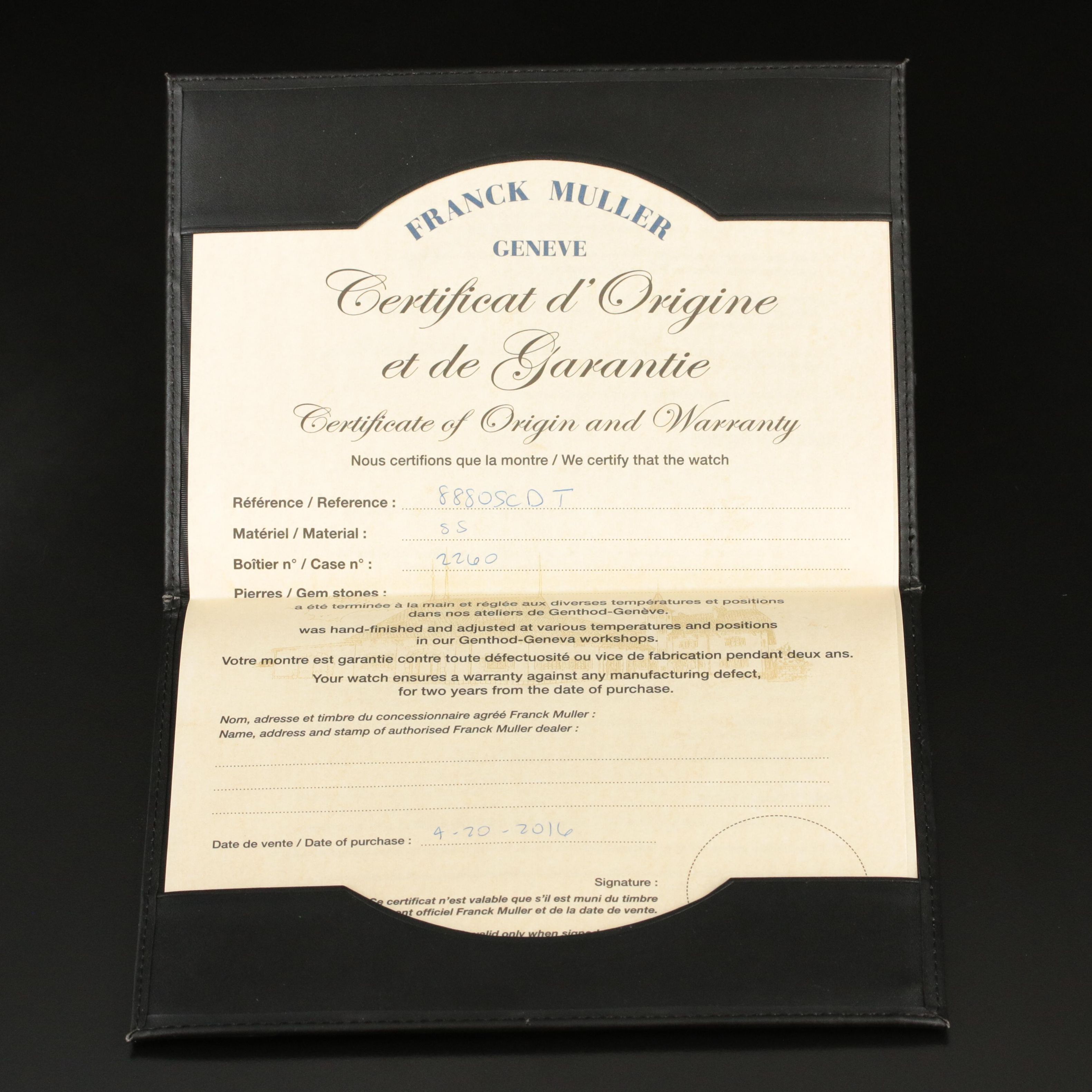 18K Rose Gold Franck Muller Cintrée Curvex Brown Dial Watch