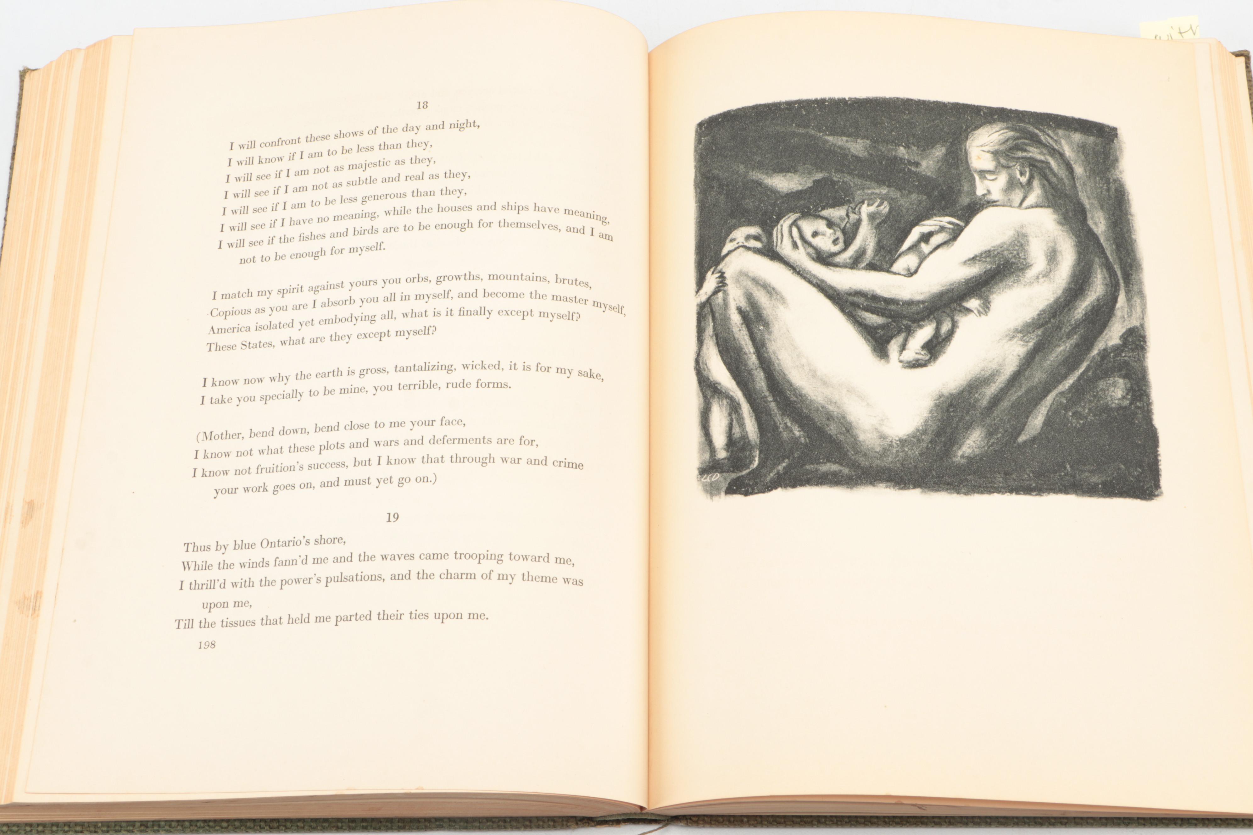 Illustrated "Leaves of Grass" by Walt Whitman, 1940