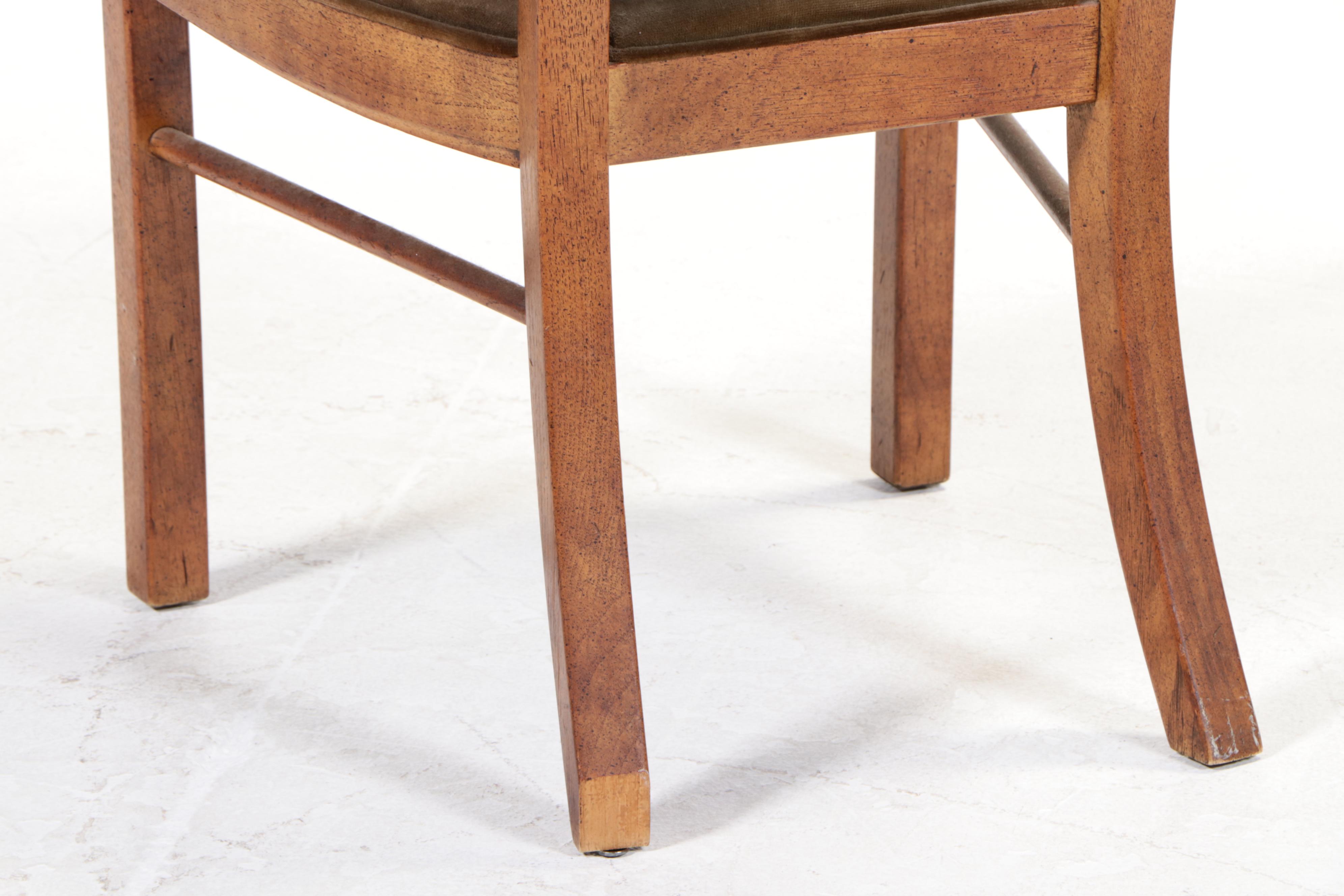 Drexel-Heritage "Woodbriar" Modernist Seven-Piece Dining Set, 1970s