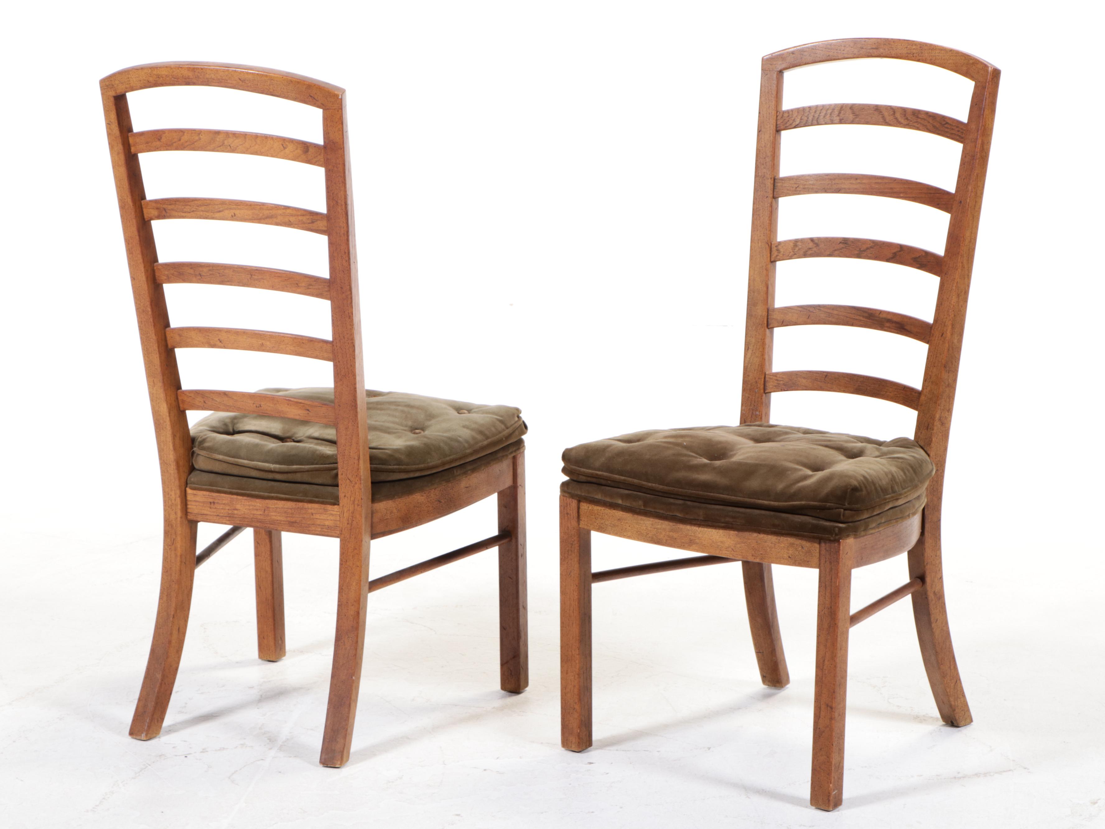 Drexel-Heritage "Woodbriar" Modernist Seven-Piece Dining Set, 1970s