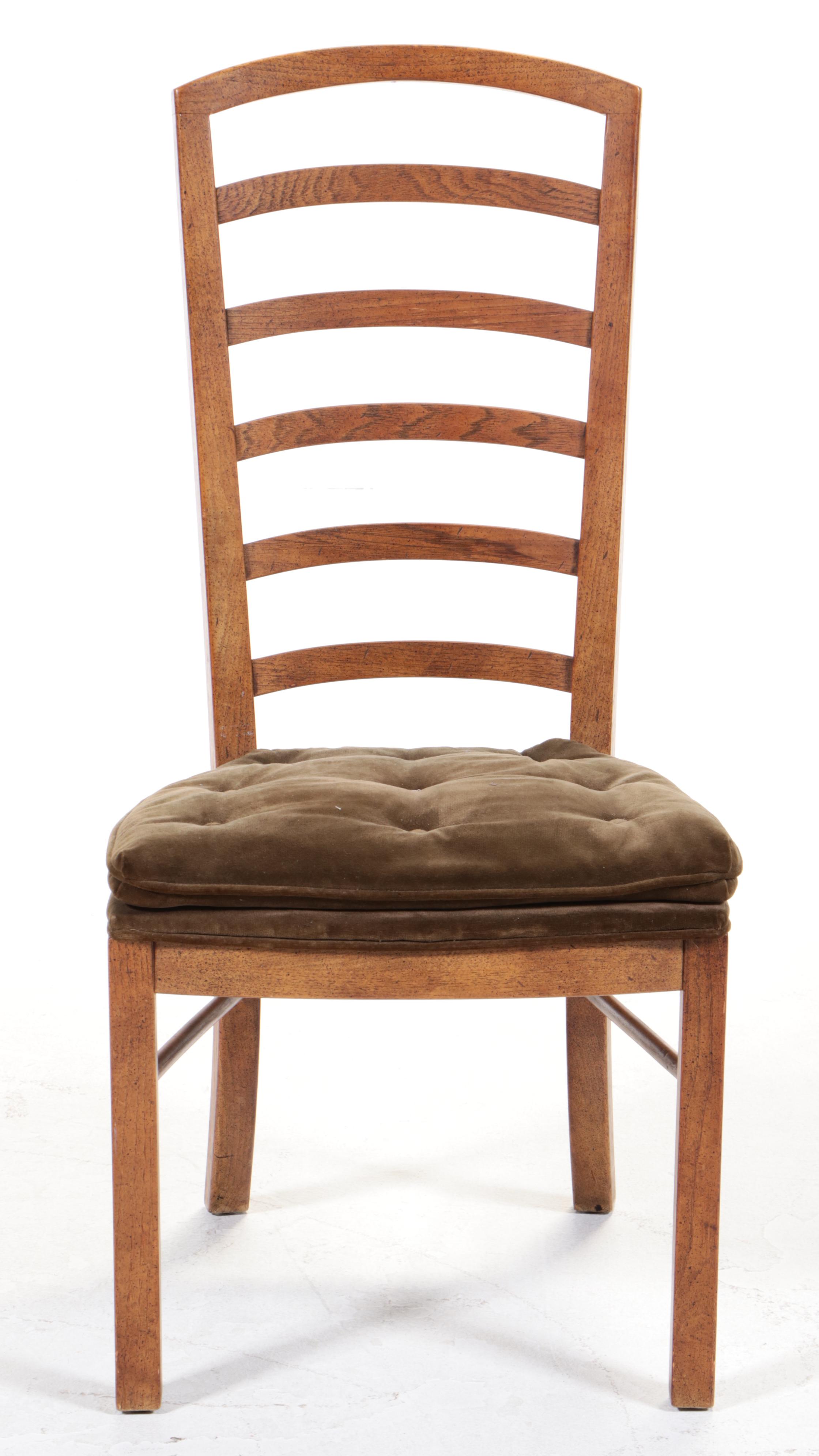 Drexel-Heritage "Woodbriar" Modernist Seven-Piece Dining Set, 1970s