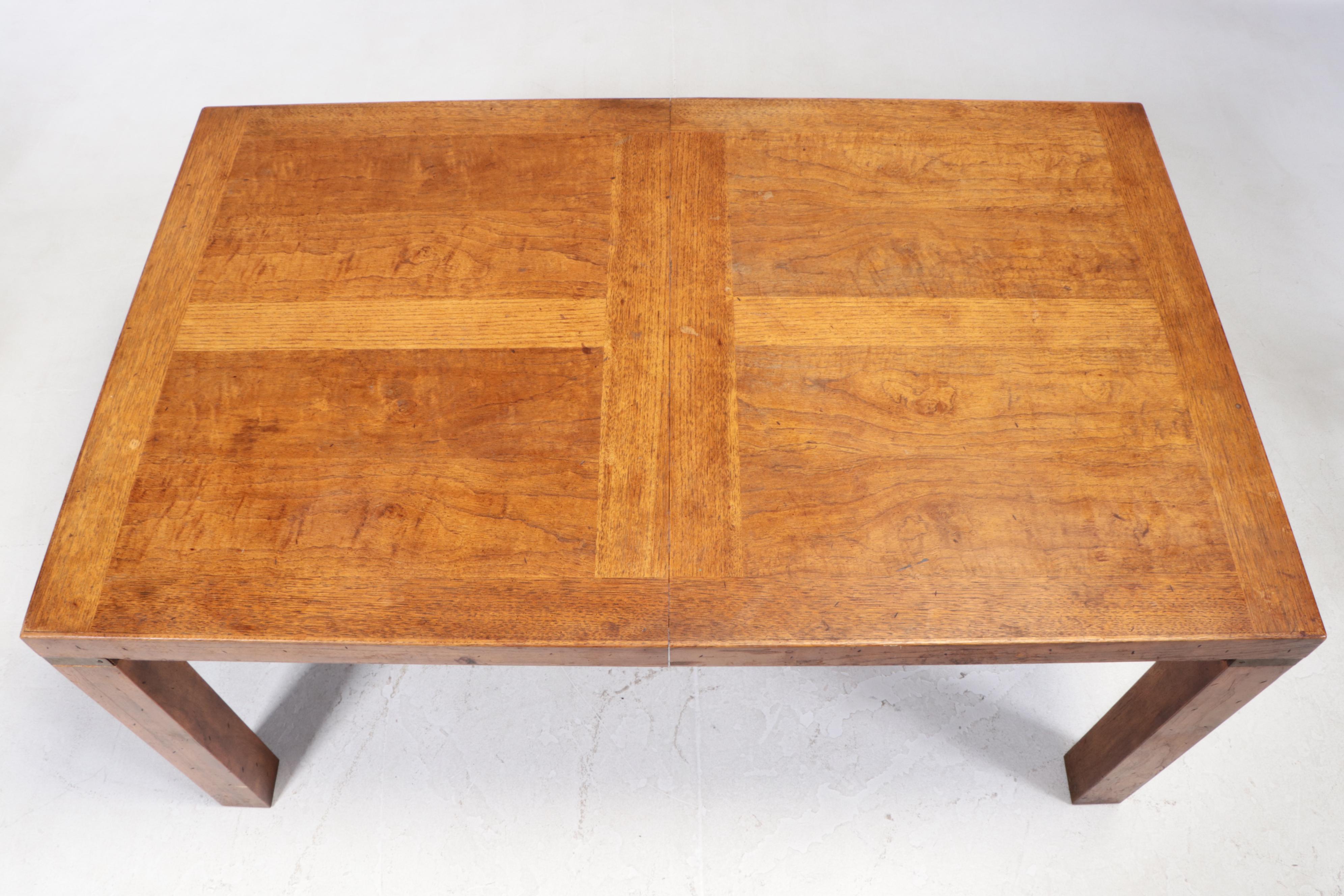 Drexel-Heritage "Woodbriar" Modernist Seven-Piece Dining Set, 1970s