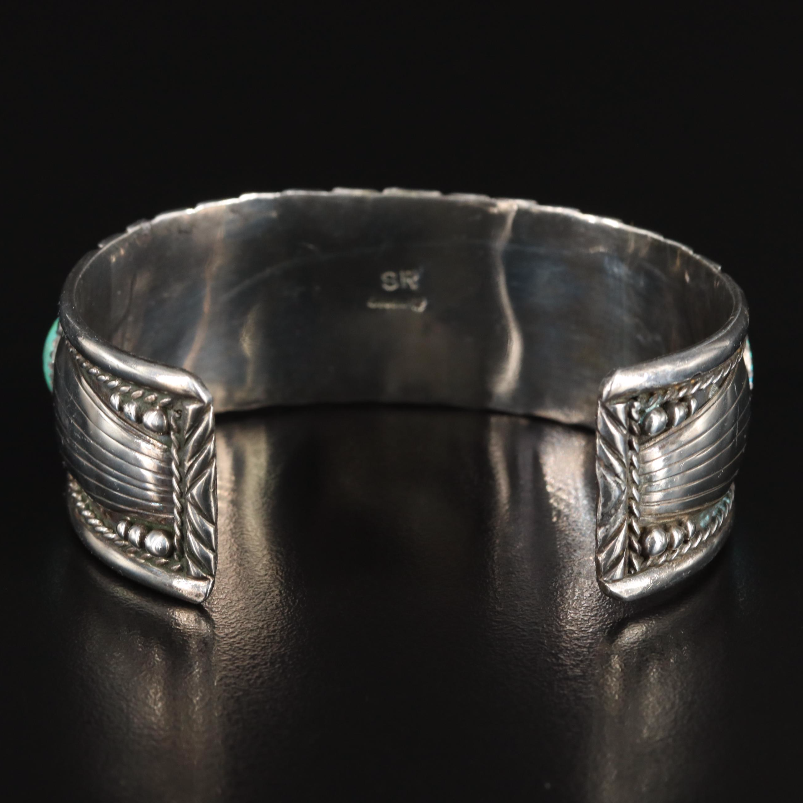 Sterling Turquoise Cuff Bracelet