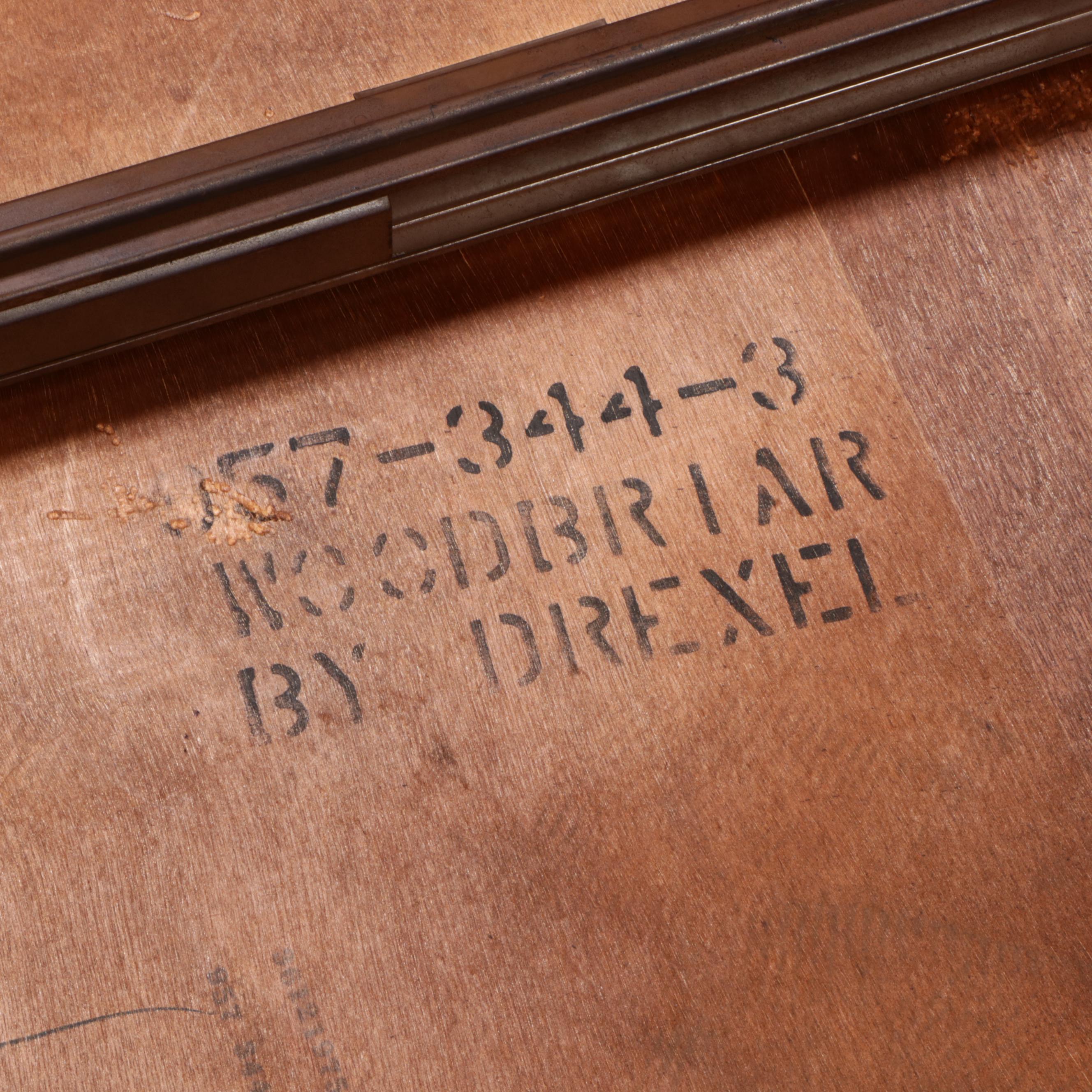 Drexel-Heritage "Woodbriar" Modernist Seven-Piece Dining Set, 1970s