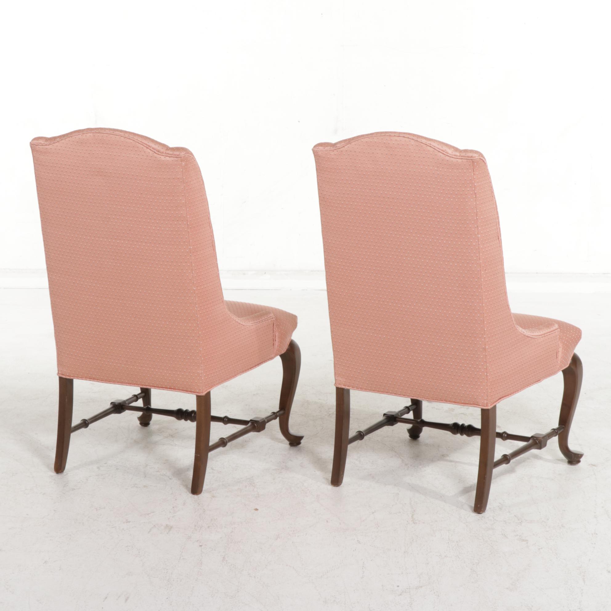 Pair of Ethan Allen "Traditional Classics" Queen Anne Style Side Chairs